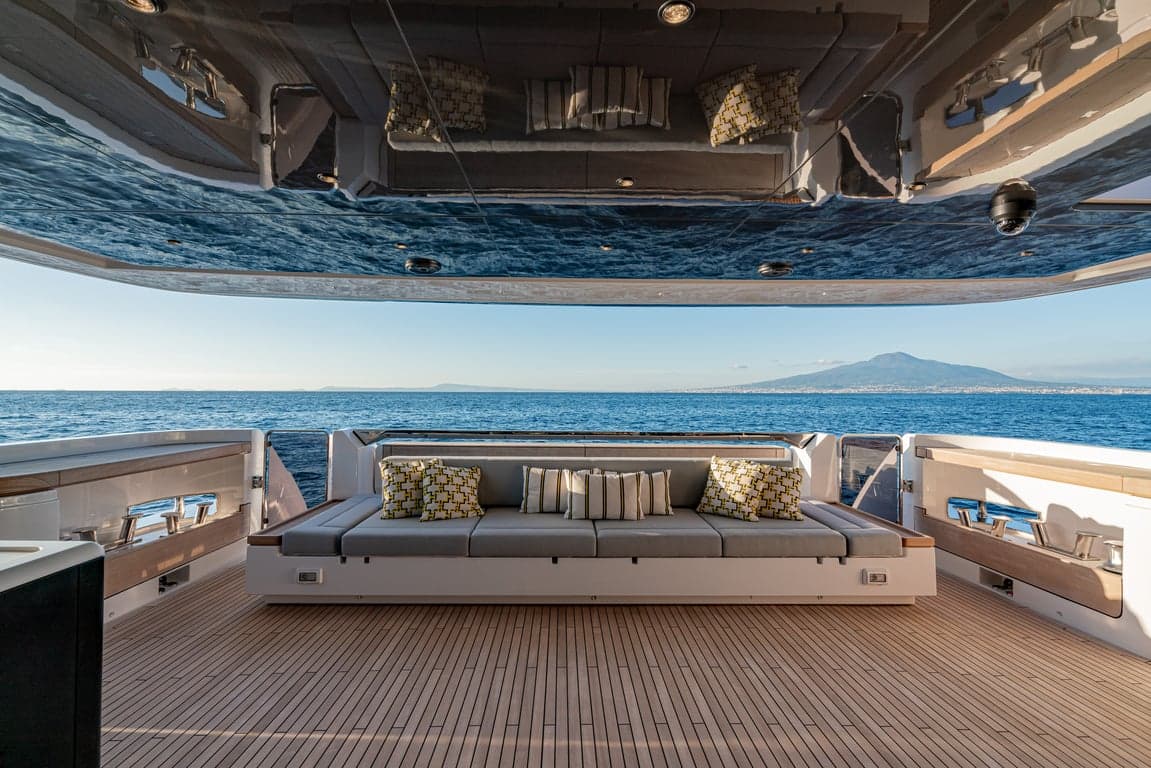MARICAN FOREVER - deck aft | Drivas Yachts