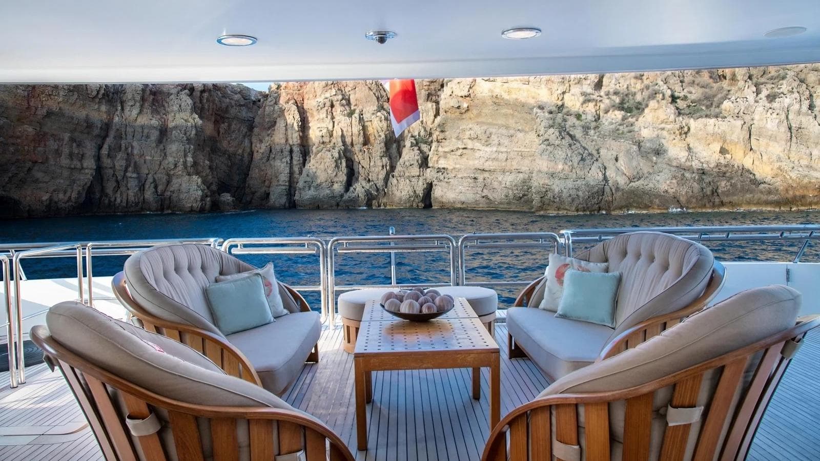 IRAVATI - deck aft | Drivas Yachts