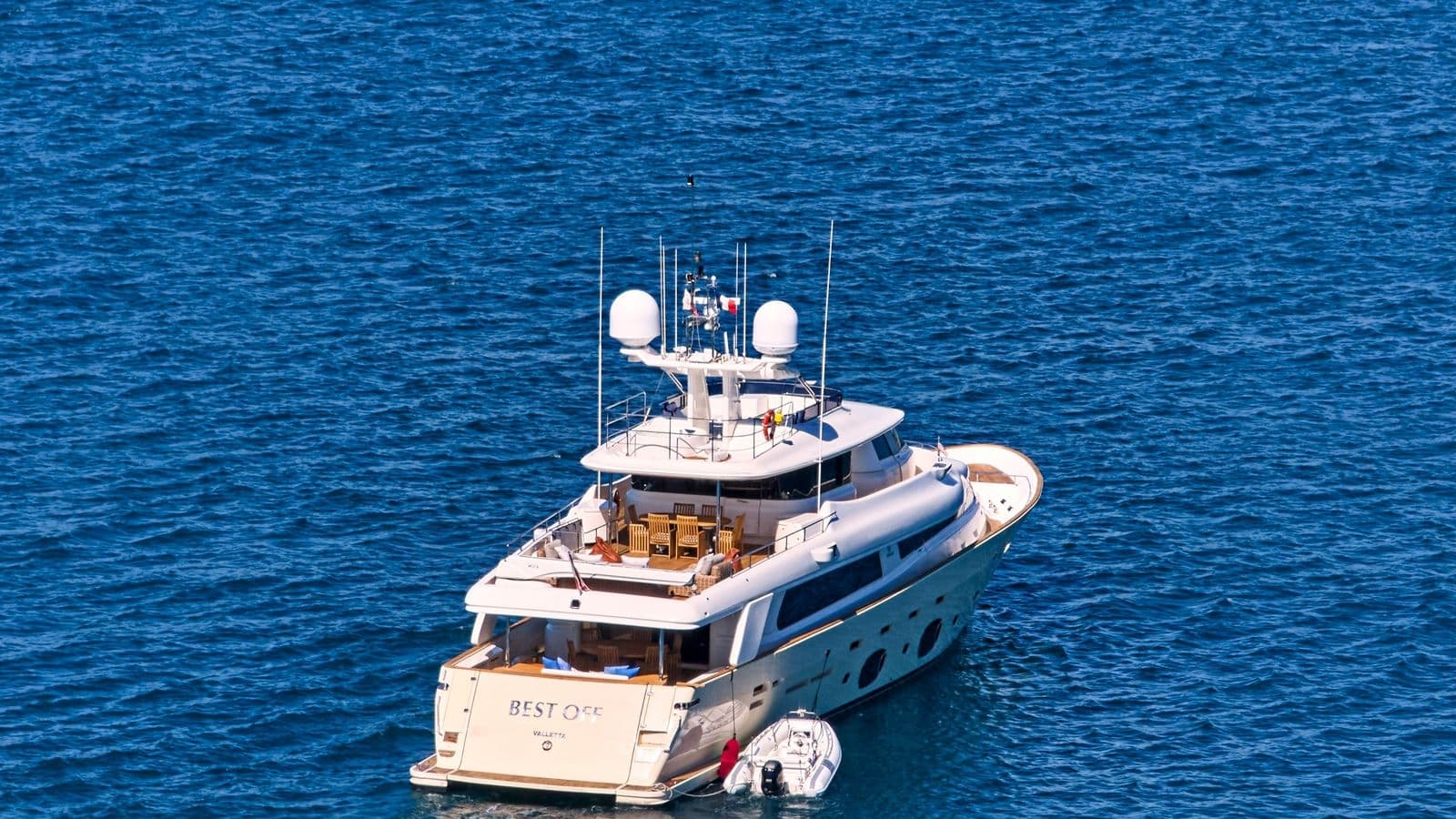 BEST OFF - aerial | Drivas Yachts