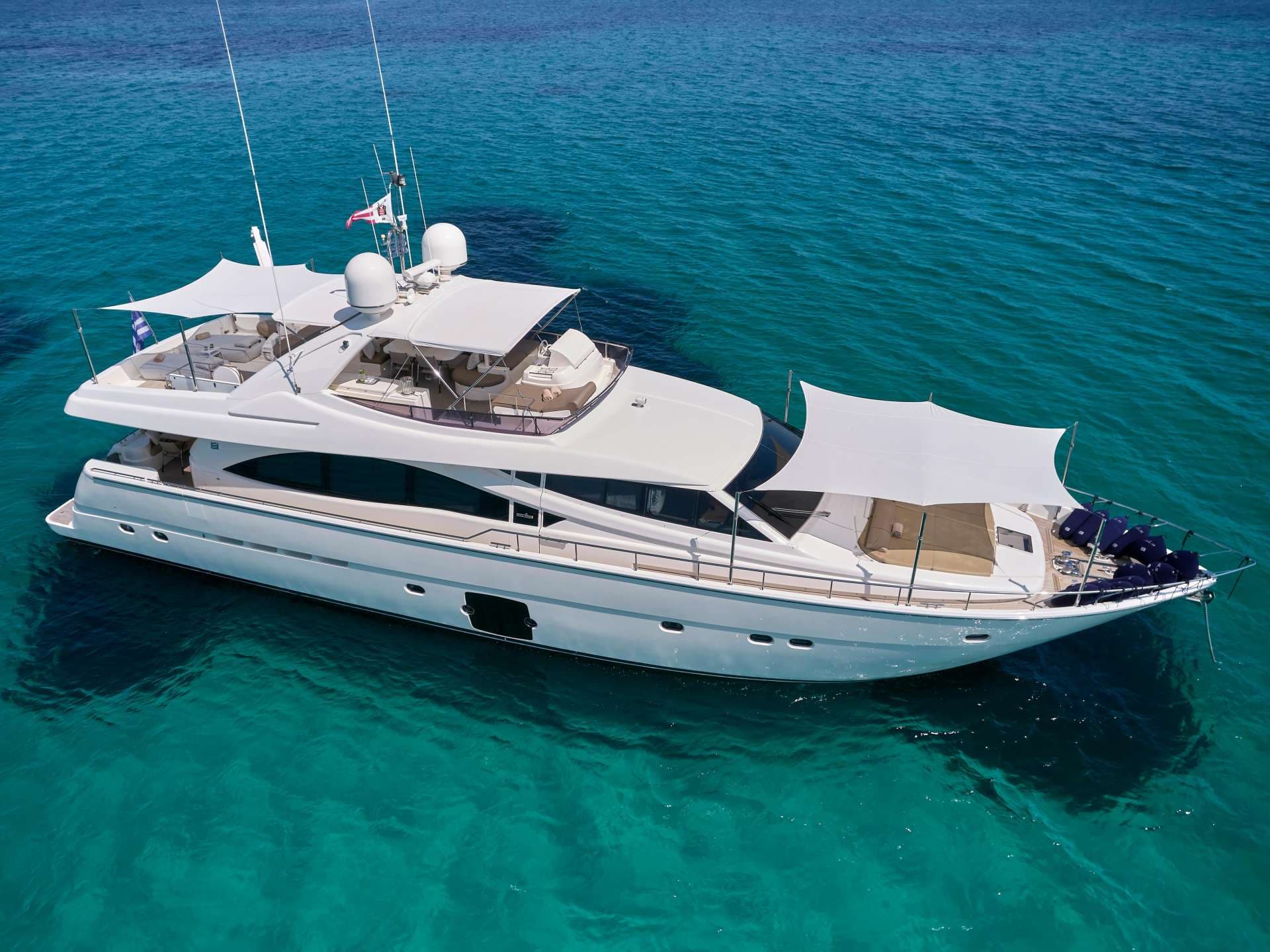JULIE M - aerial | Drivas Yachts
