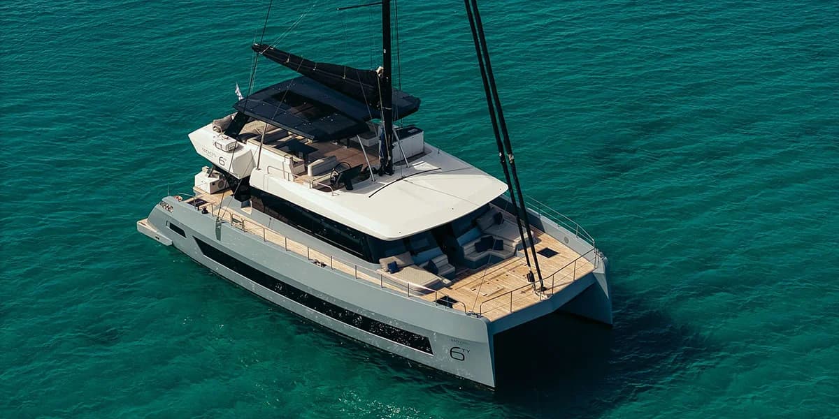 SEABARIT LX - aerial | Drivas Yachts
