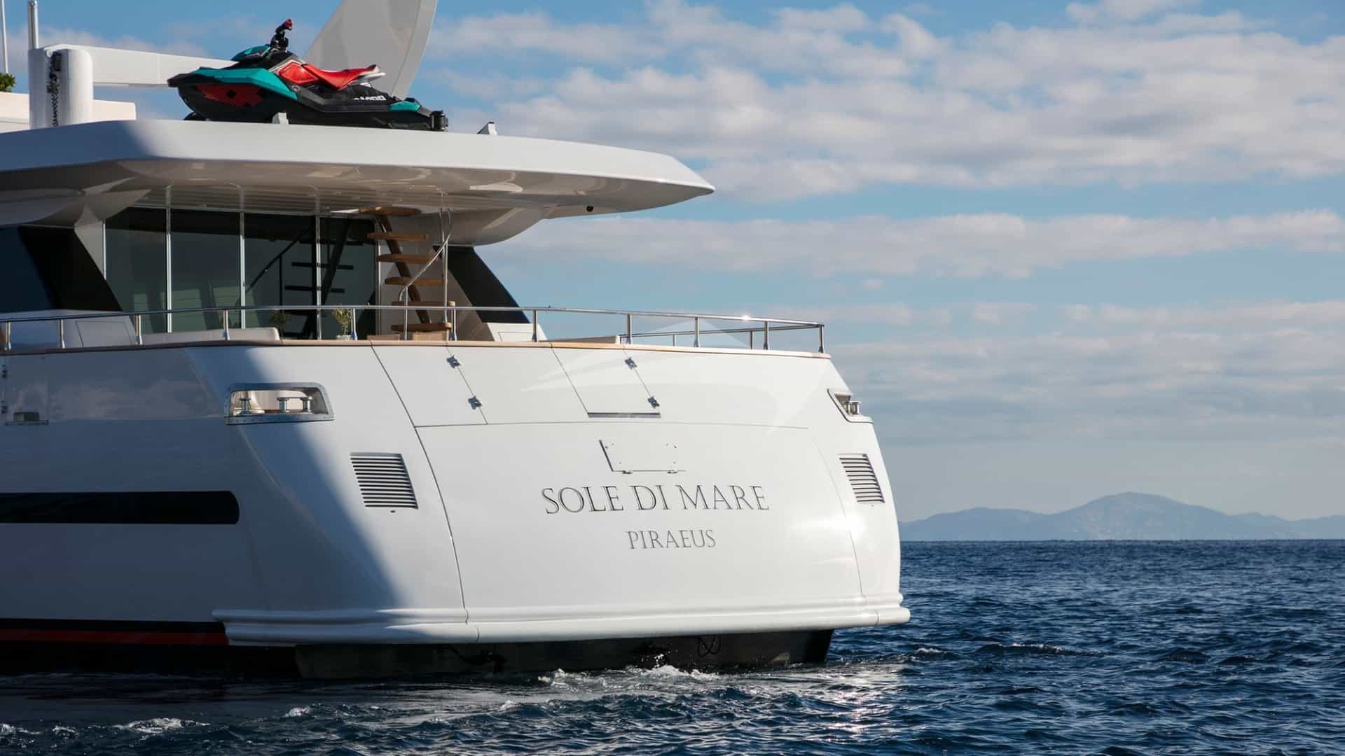 SOLE DI MARE - ext stern | Drivas Yachts