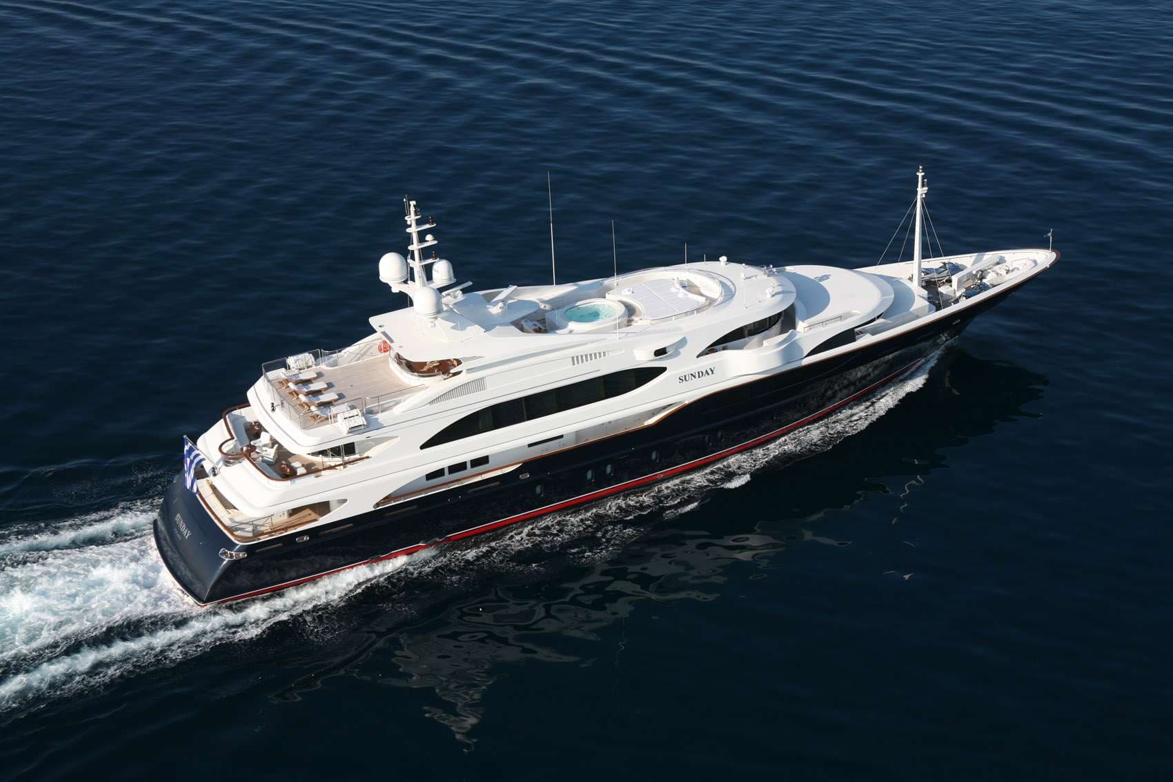 SUNDAY - aerial | Drivas Yachts