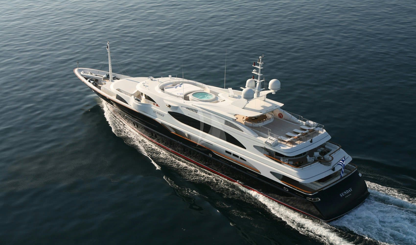 SUNDAY - aerial | Drivas Yachts