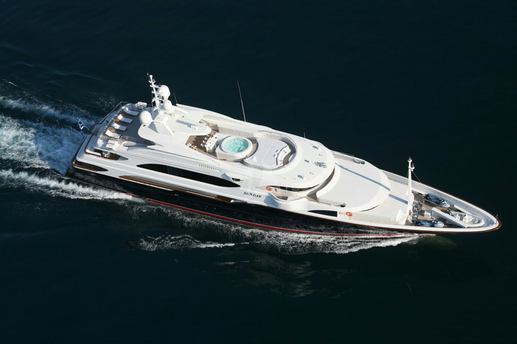SUNDAY - aerial | Drivas Yachts