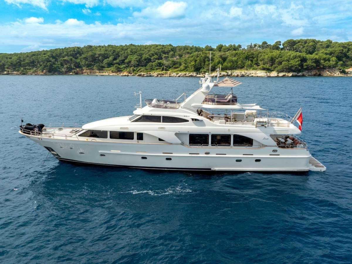 Motor yacht REBECCA V 26m by Benetti — starboard