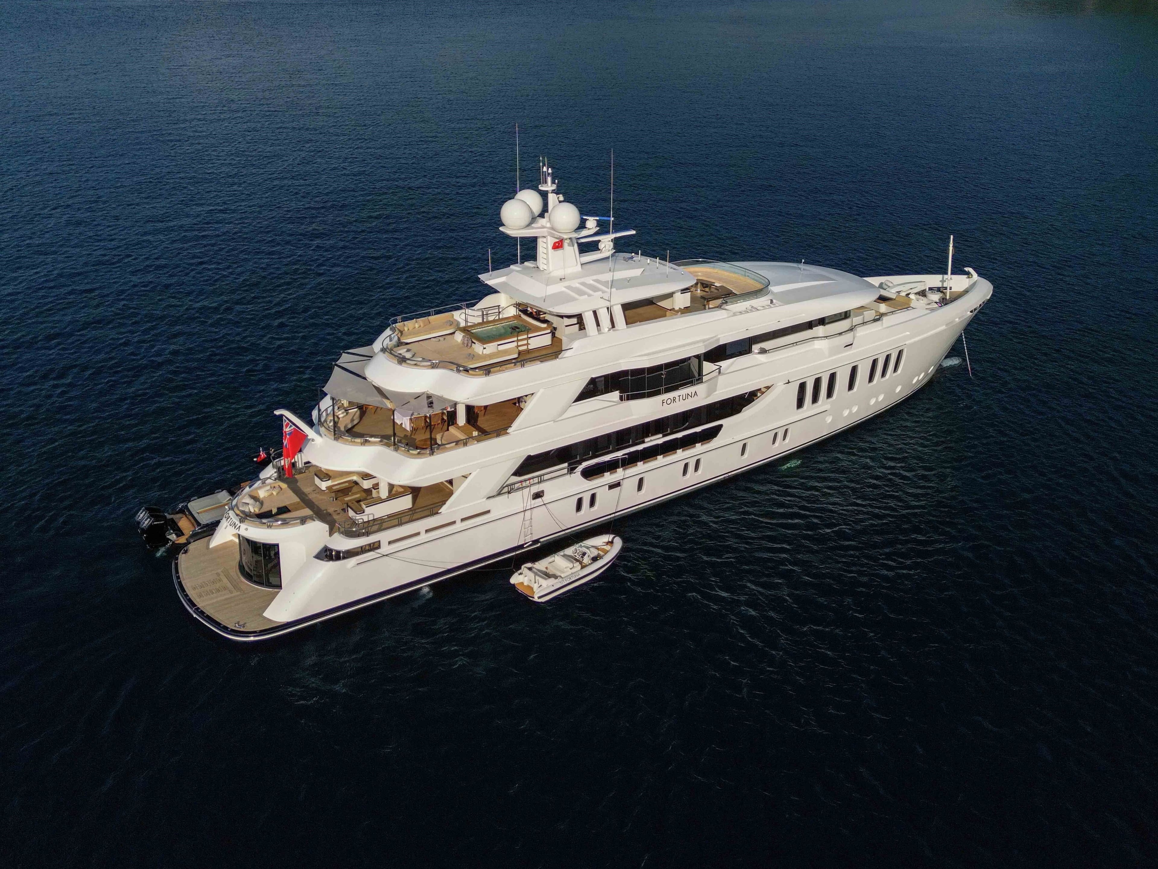 FORTUNA - aerial | Drivas Yachts