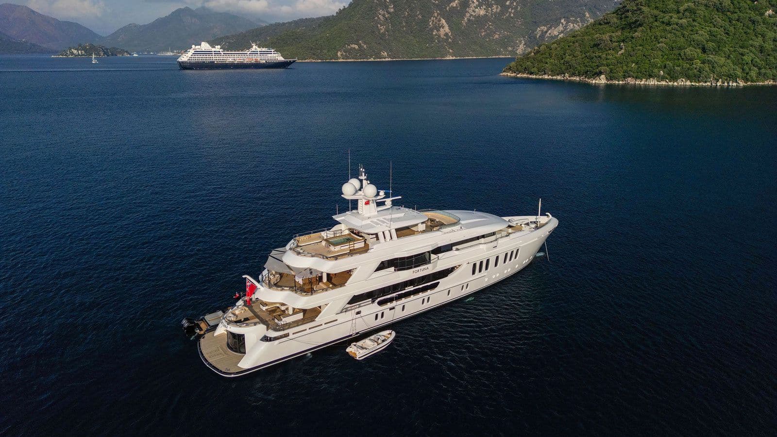 FORTUNA - aerial | Drivas Yachts