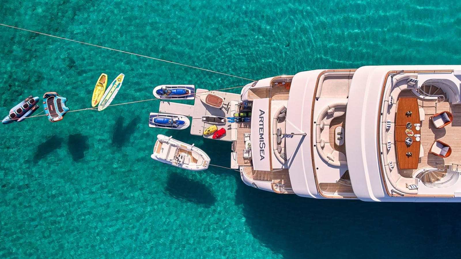 ARTEMISEA - aerial | Drivas Yachts