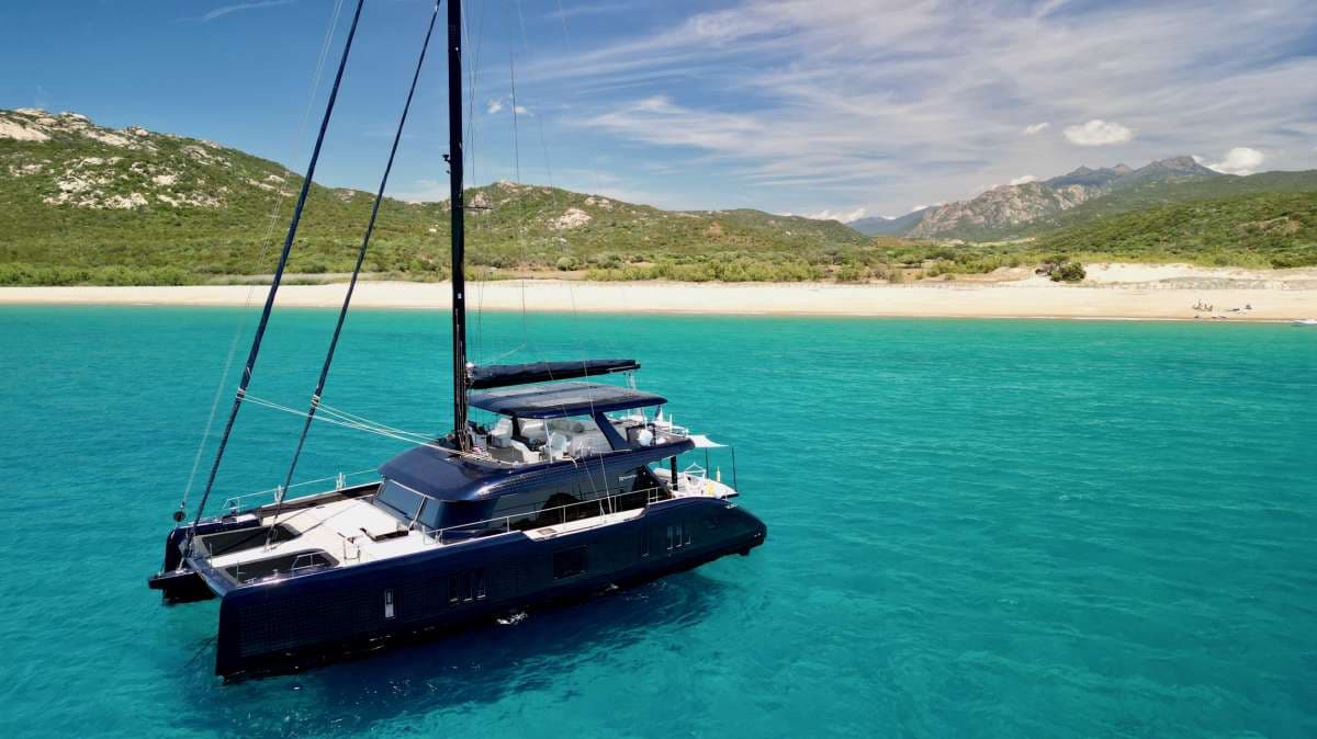 CARTOUCHE - aerial | Drivas Yachts