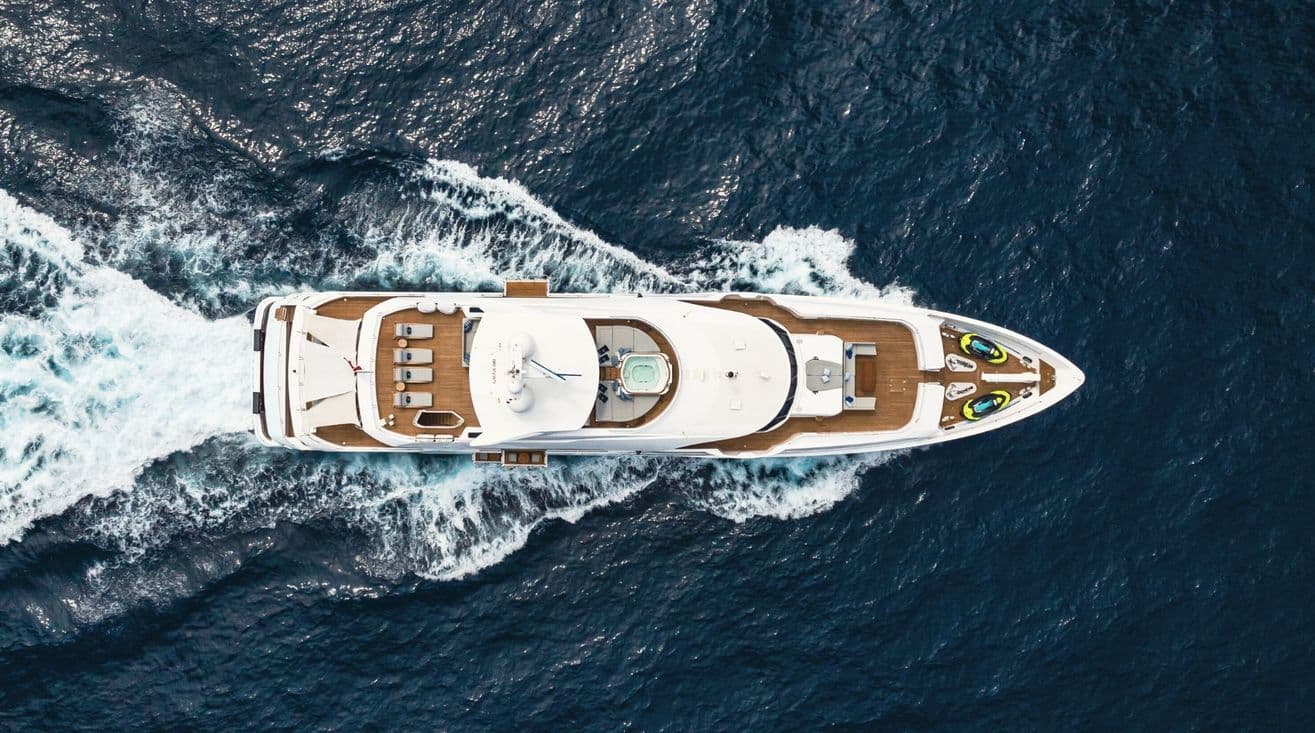 ARADOS - aerial | Drivas Yachts