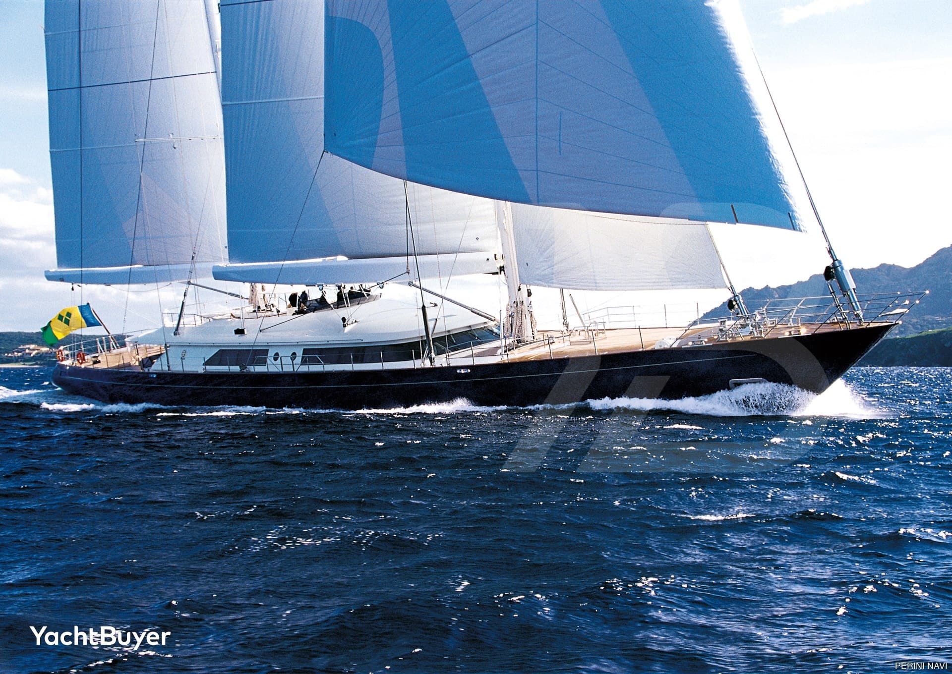 Sailing yacht BURRASCA 58m by Perini Navi — photo 2