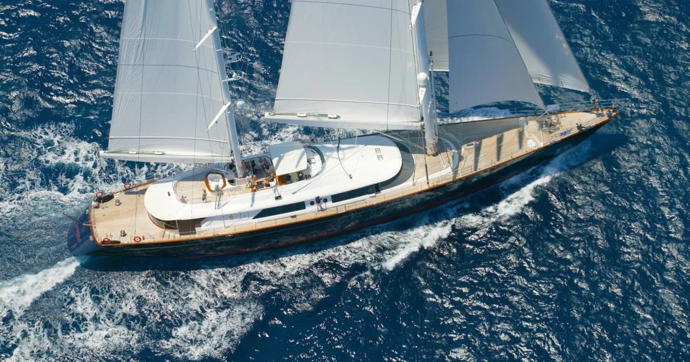 BURRASCA - aerial | Drivas Yachts