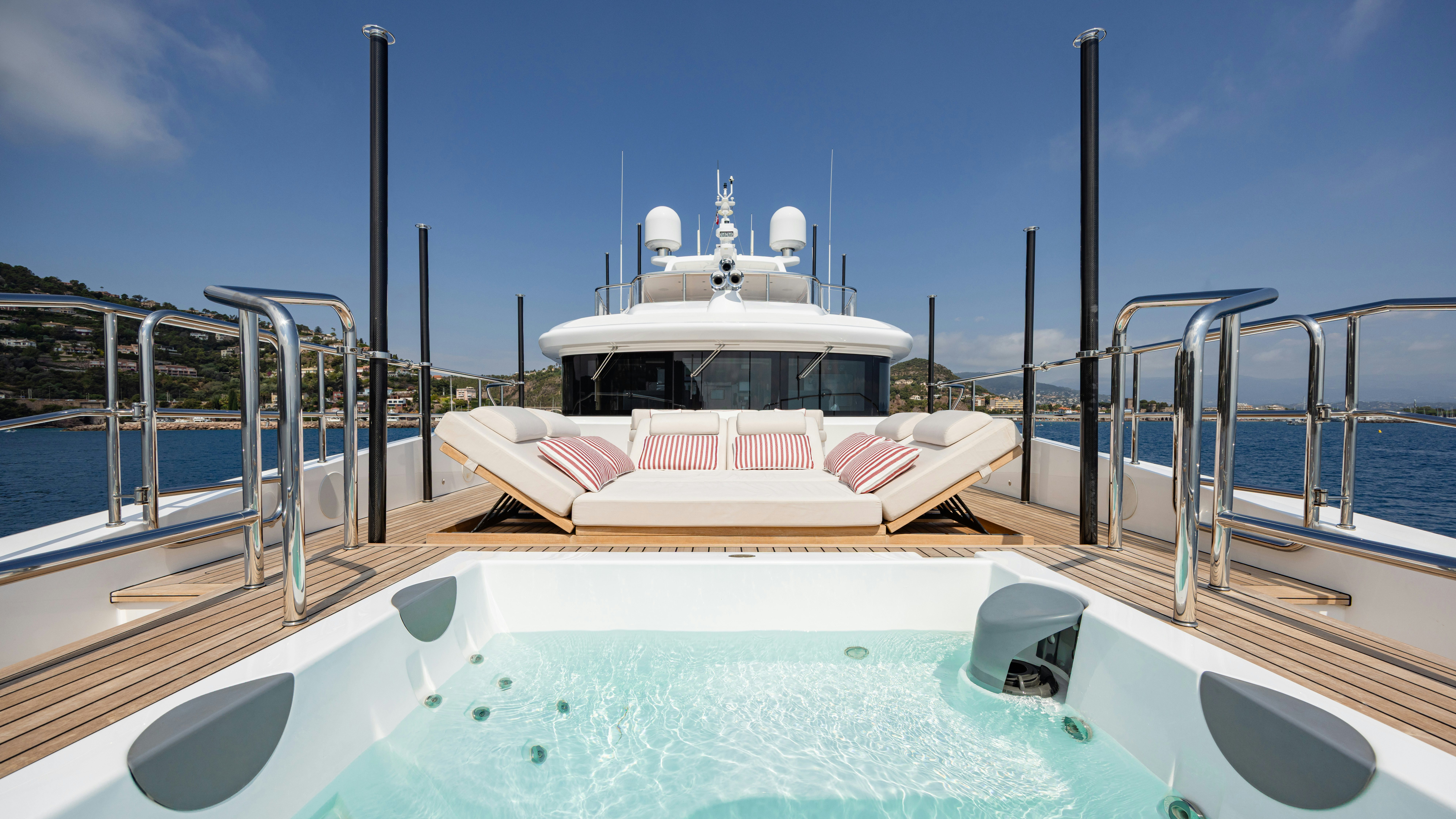 TRAMONTO - deck fore | Drivas Yachts