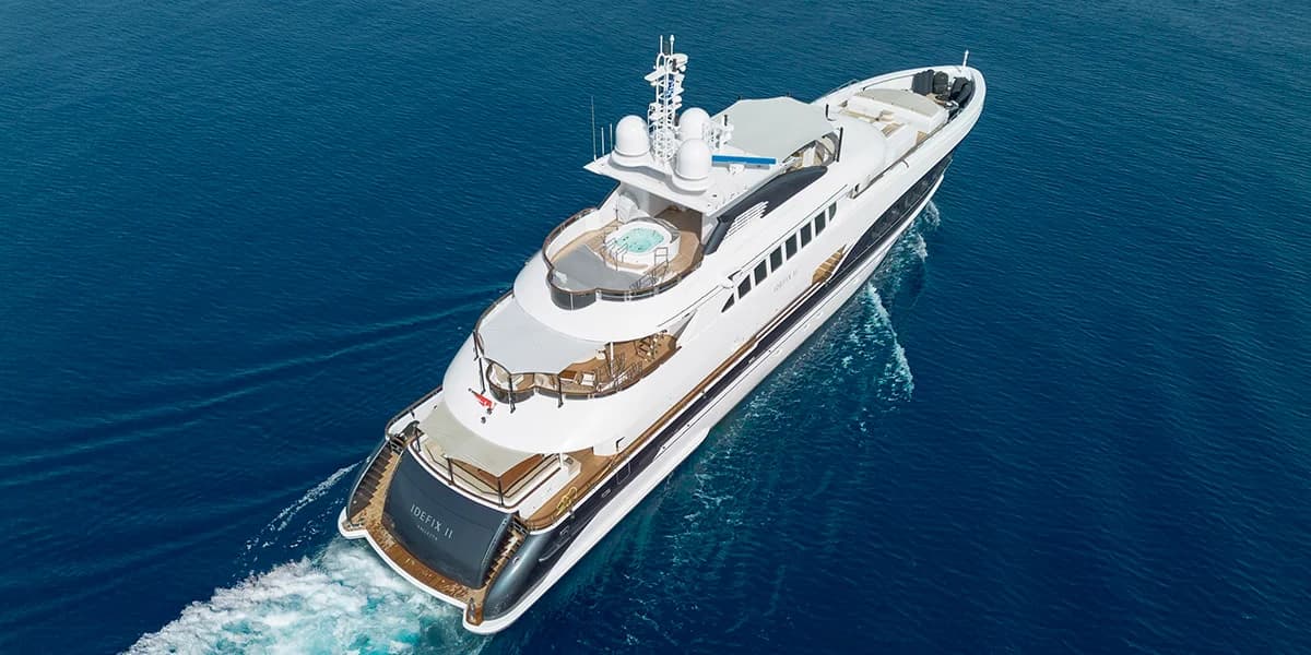 IDEFIX II - aerial | Drivas Yachts