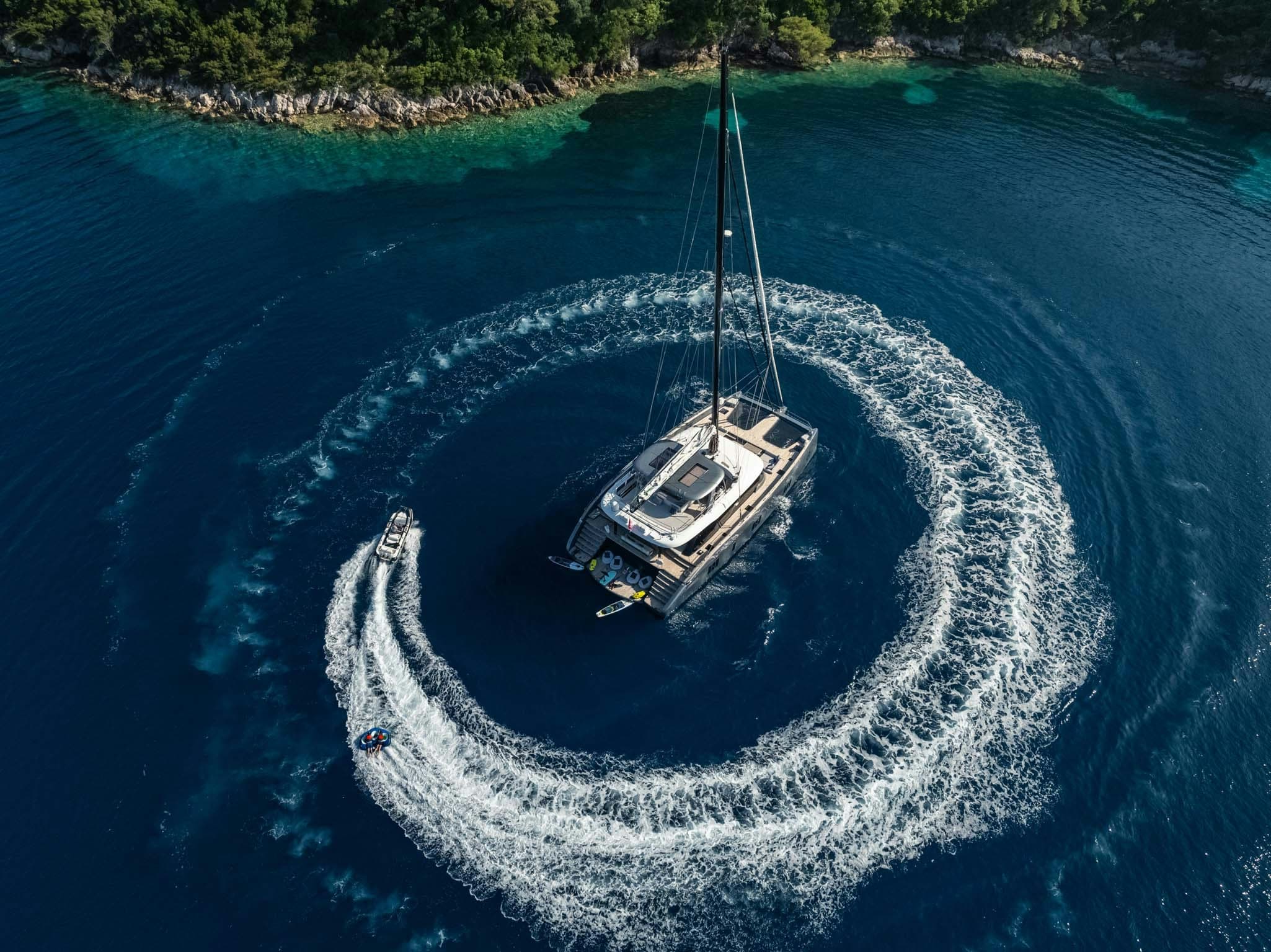 DAIMA - aerial | Drivas Yachts