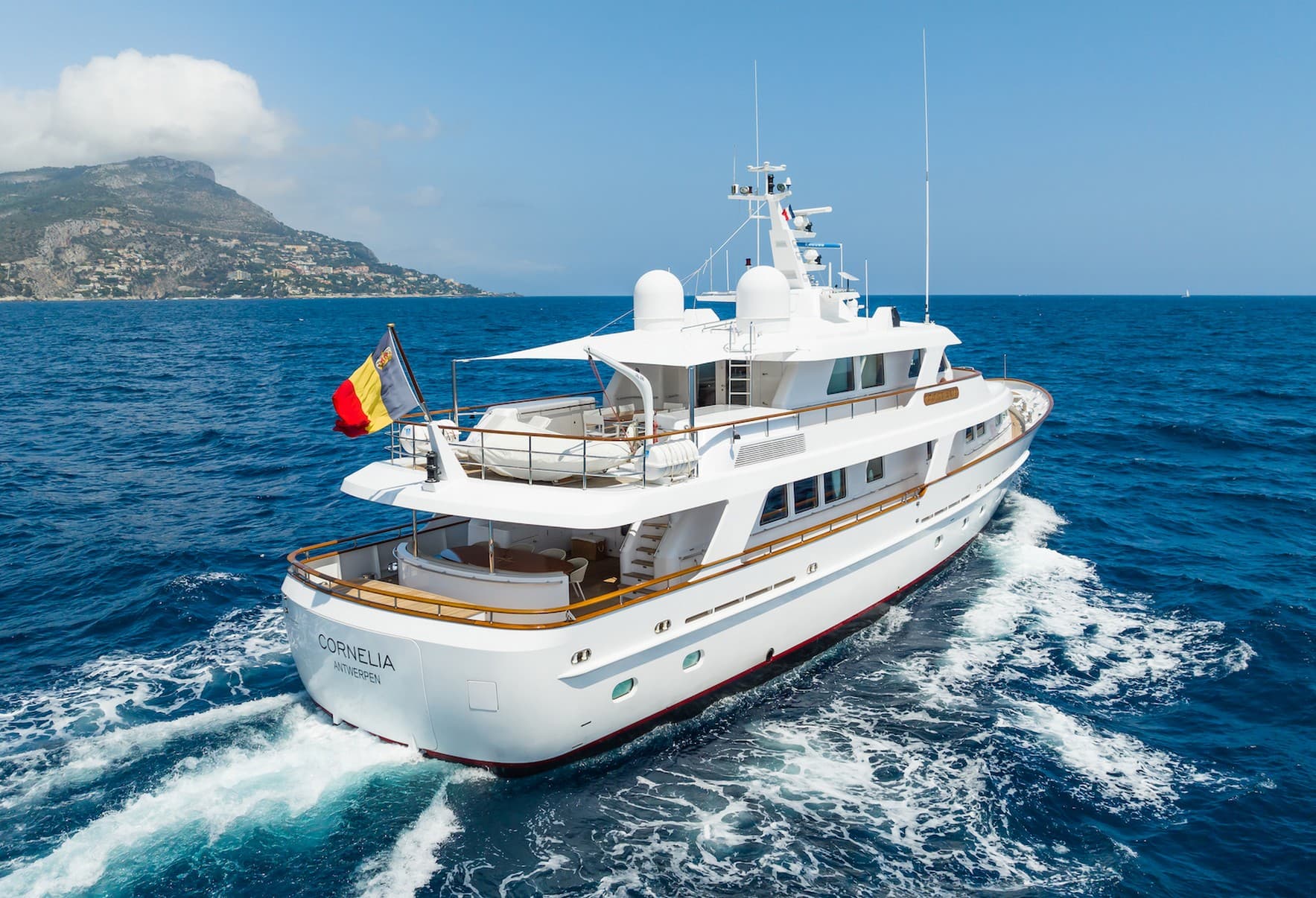 CORNELIA - ext stbd | Drivas Yachts