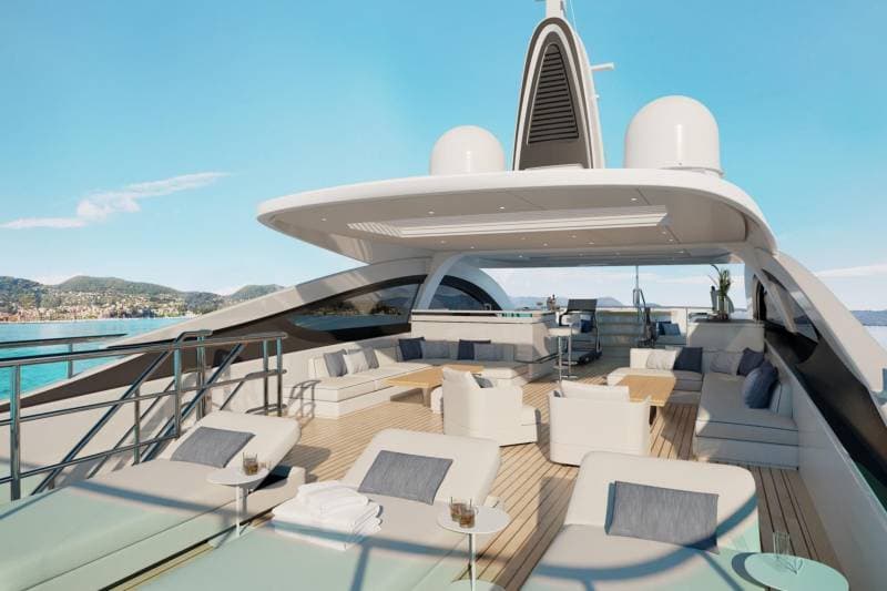 Dyna R - deck fly | Drivas Yachts