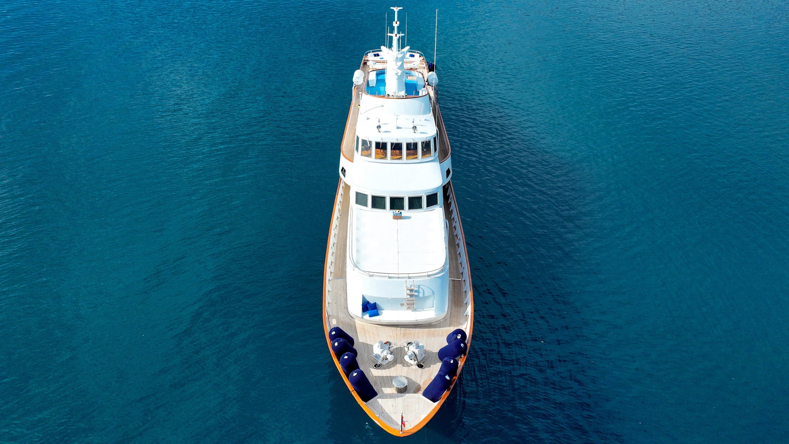 SOMETHING COOL - aerial | Drivas Yachts