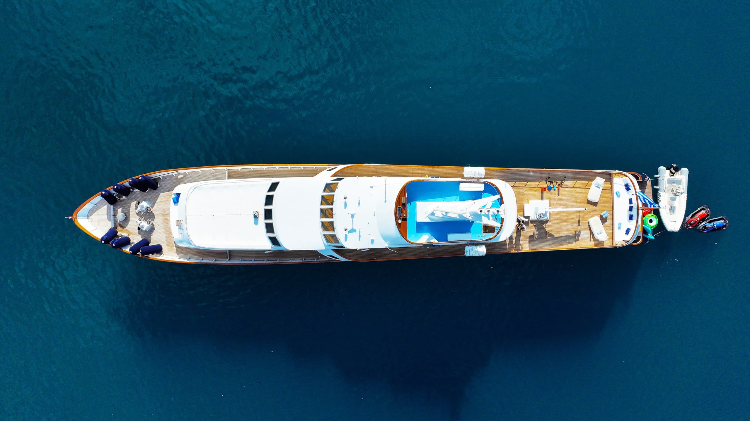 SOMETHING COOL - aerial | Drivas Yachts