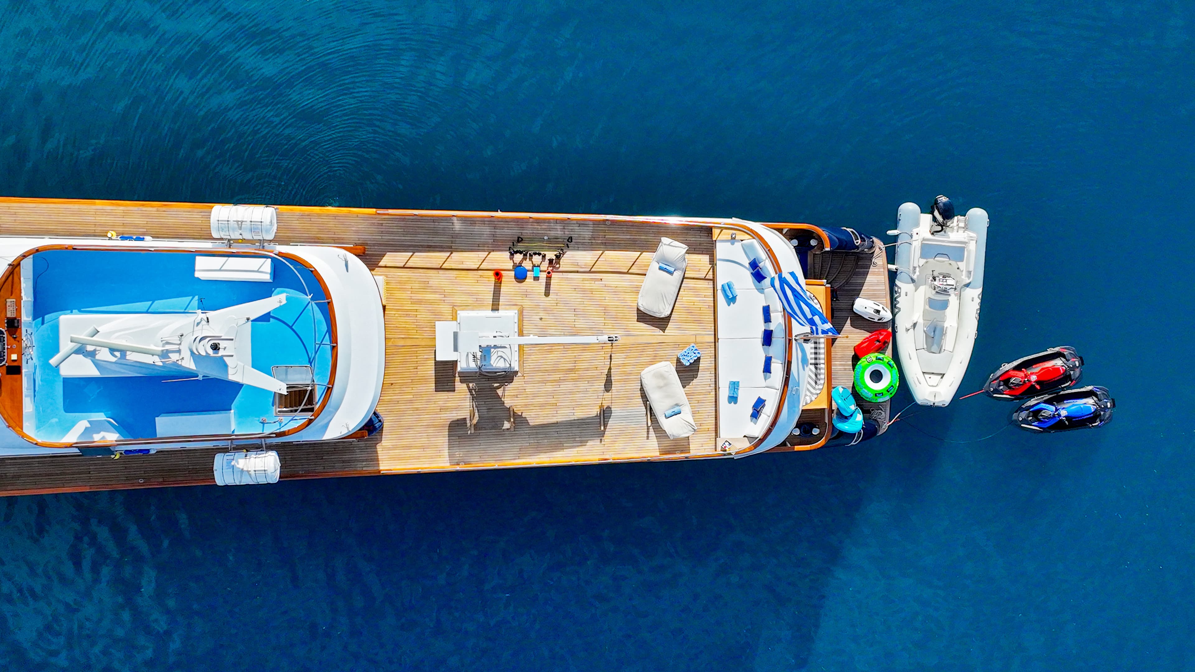 SOMETHING COOL - aerial | Drivas Yachts