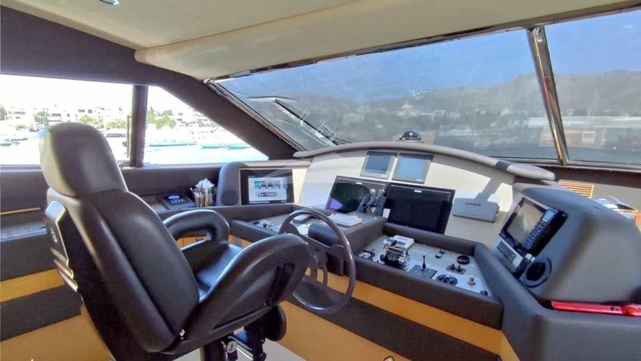 MAYBE NOT - helm | Drivas Yachts