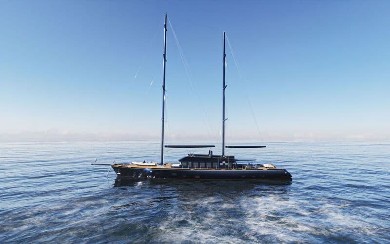 OGUZ KHAN - aerial | Drivas Yachts