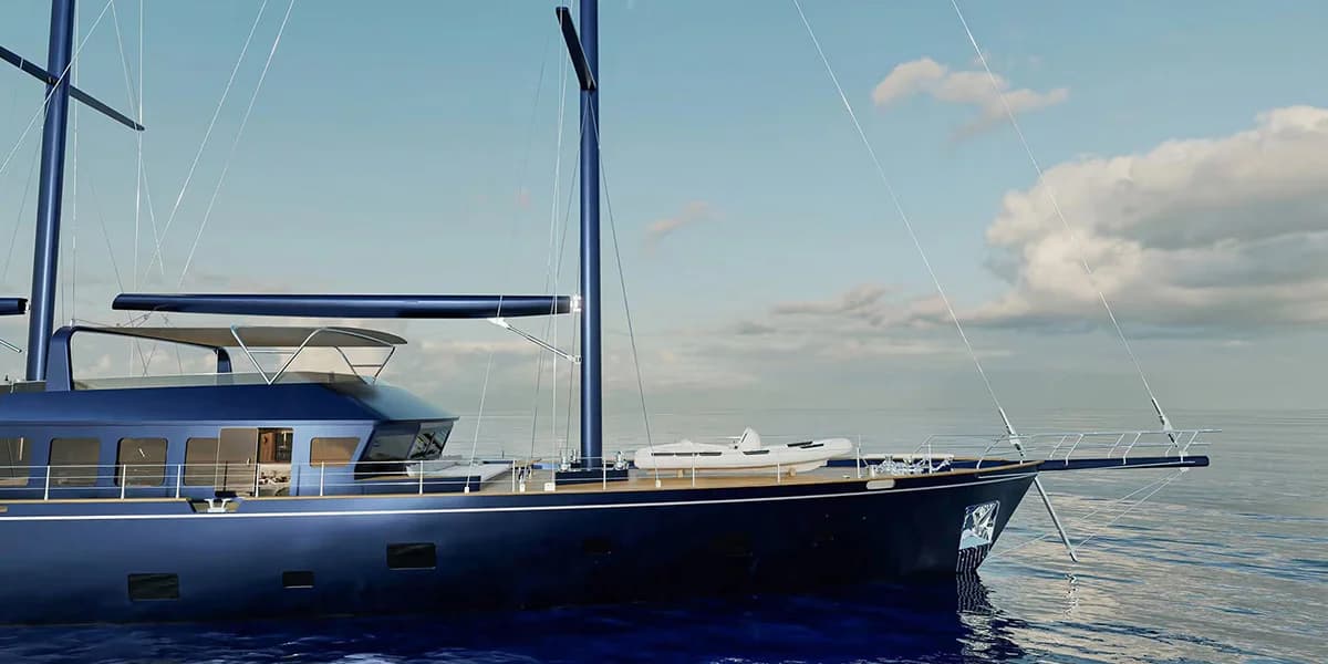 OGUZ KHAN - ext stbd | Drivas Yachts