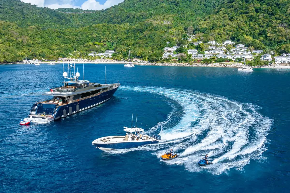 VESPER - aerial | Drivas Yachts