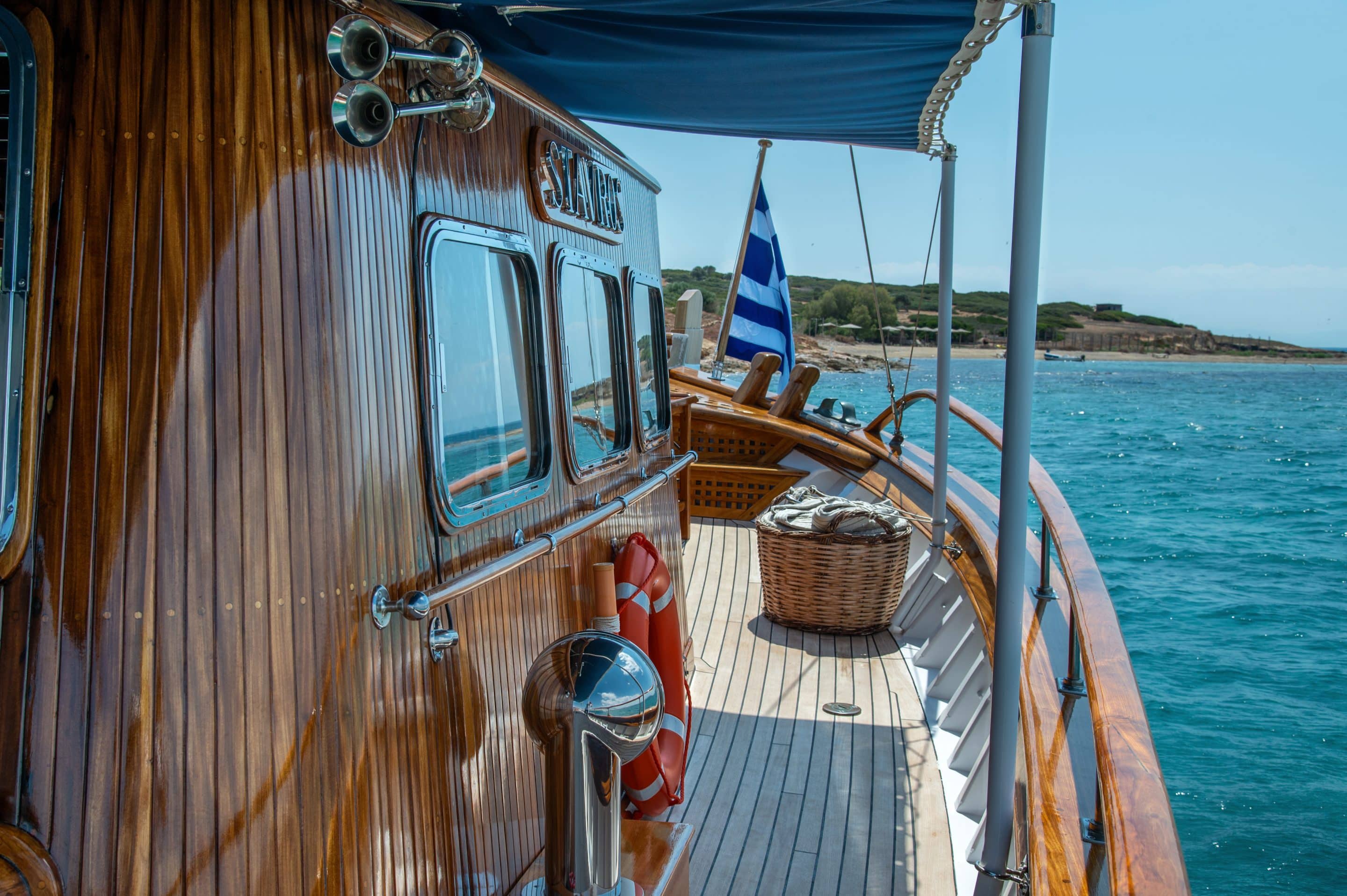 STAVROS - deck aft | Drivas Yachts