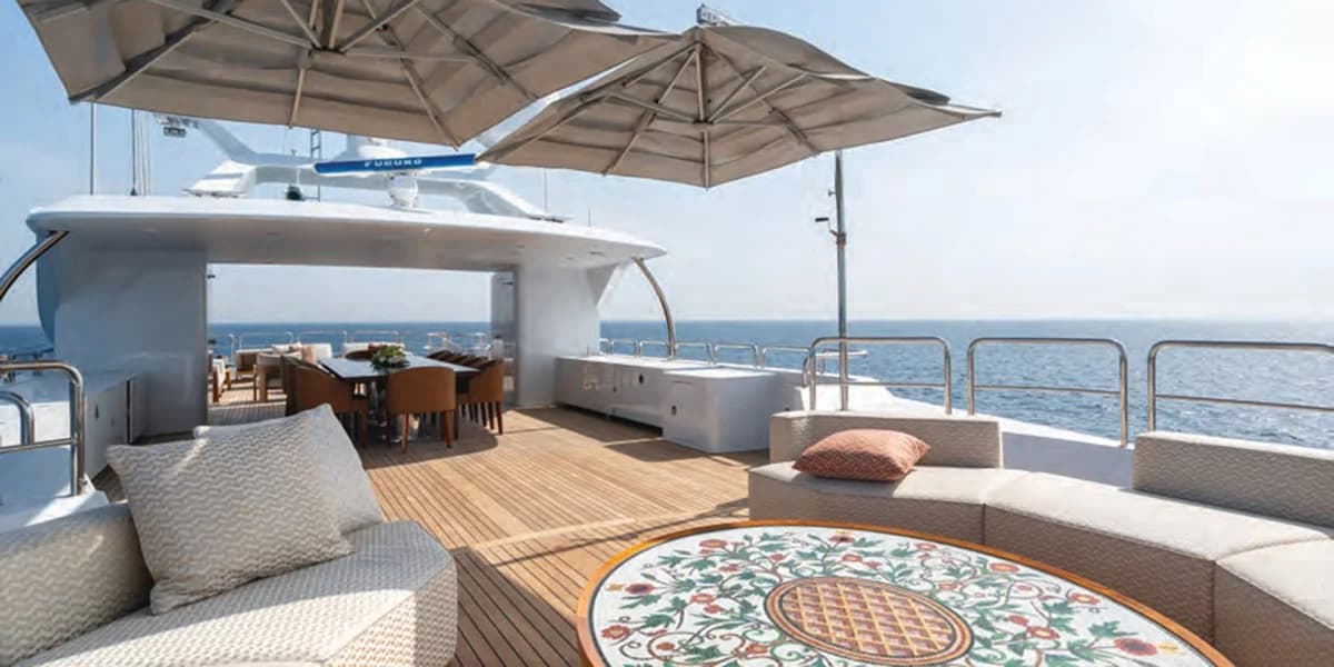 BOMBAY - deck fly | Drivas Yachts