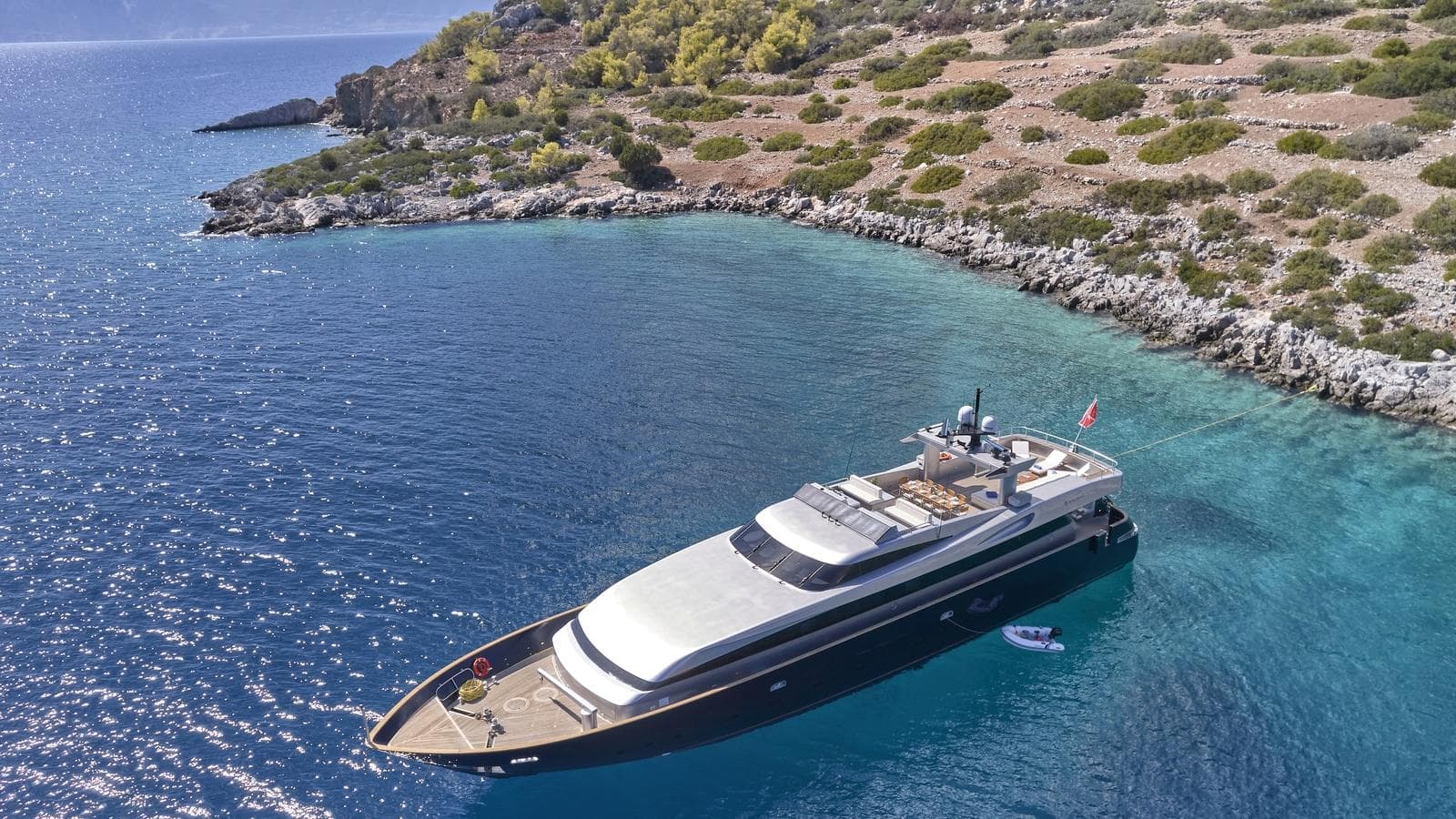 AMICI PER SEMPRE - aerial | Drivas Yachts