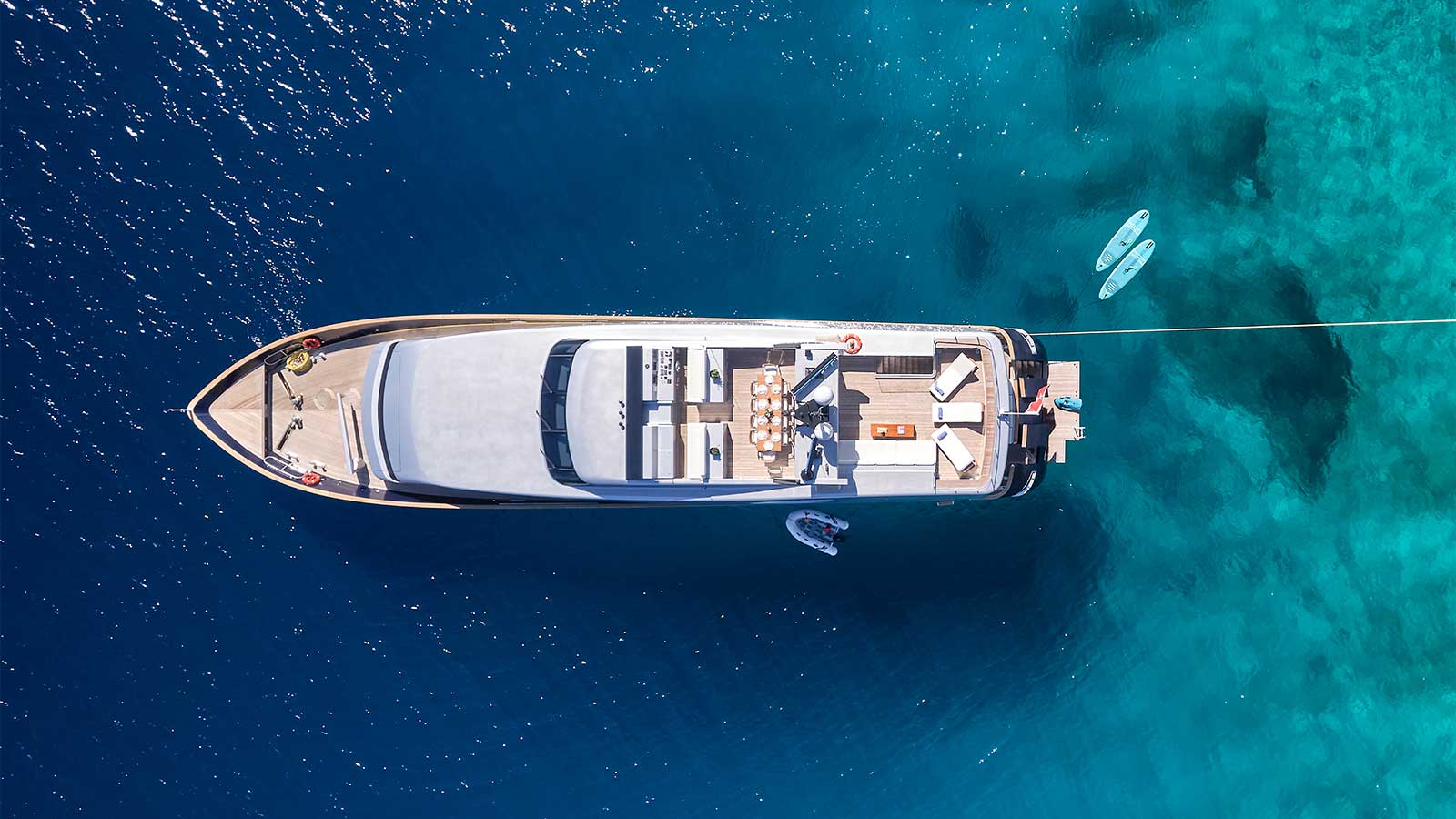 AMICI PER SEMPRE - aerial | Drivas Yachts