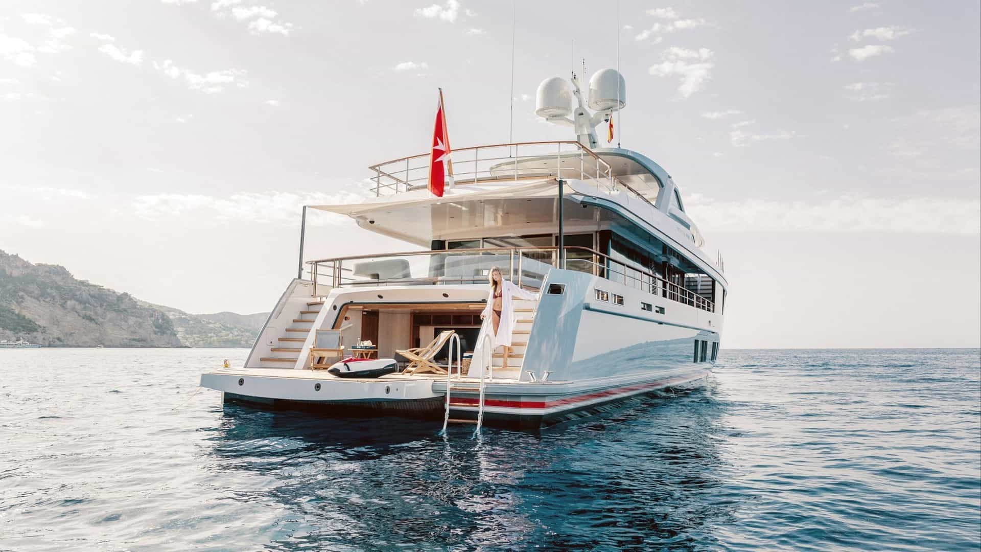 CALYPSO I - ext stern | Drivas Yachts