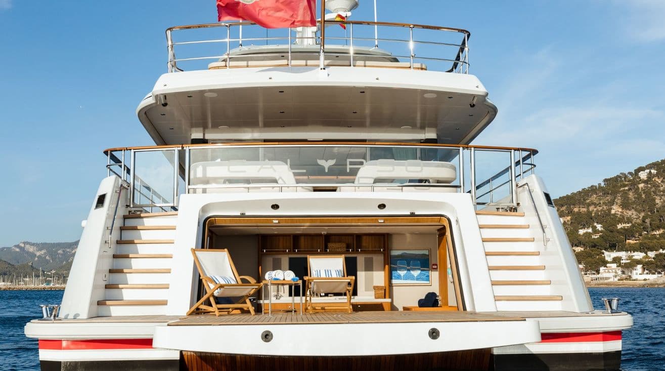 CALYPSO I - ext stern | Drivas Yachts