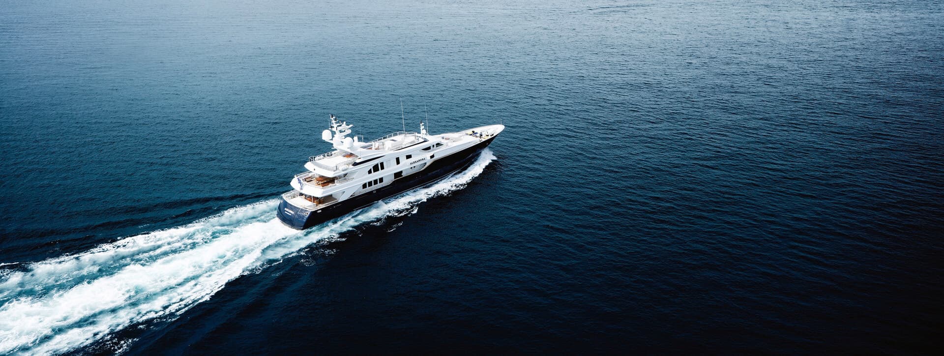 ALEXANDRA - aerial | Drivas Yachts