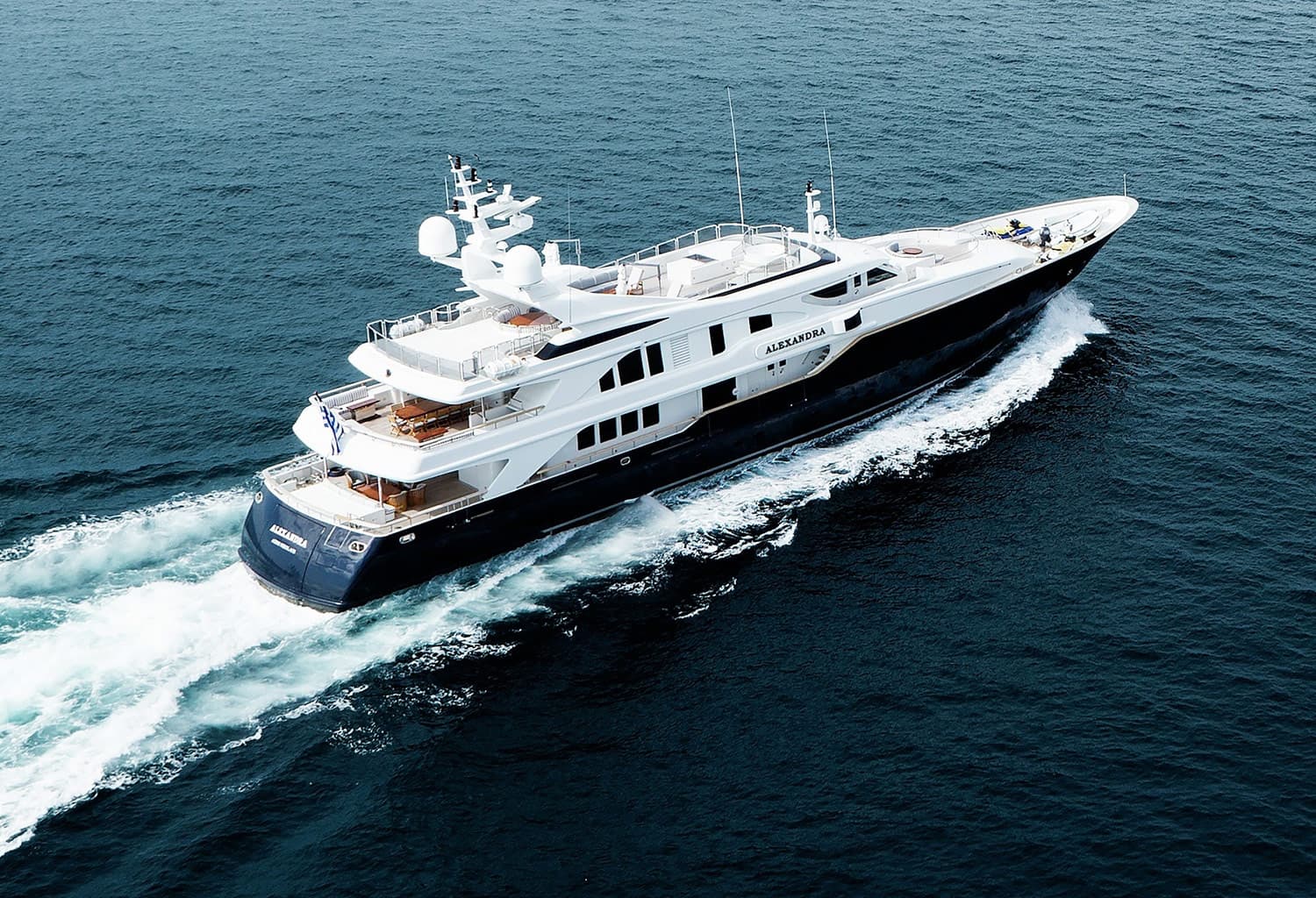 ALEXANDRA - aerial | Drivas Yachts