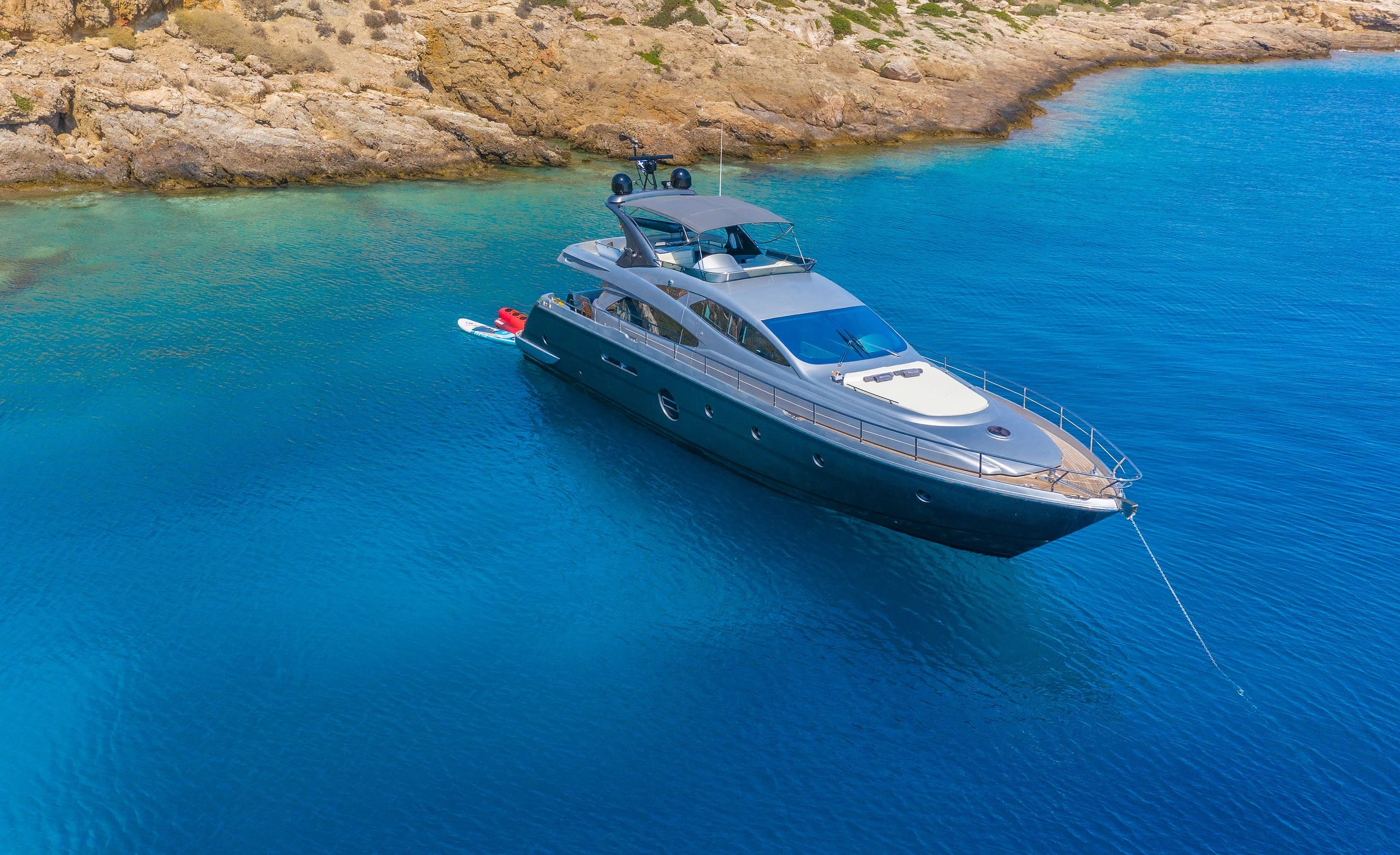 Motor yacht Revival 20.5m by Aicon S.P.A. Yachts — aerial view
