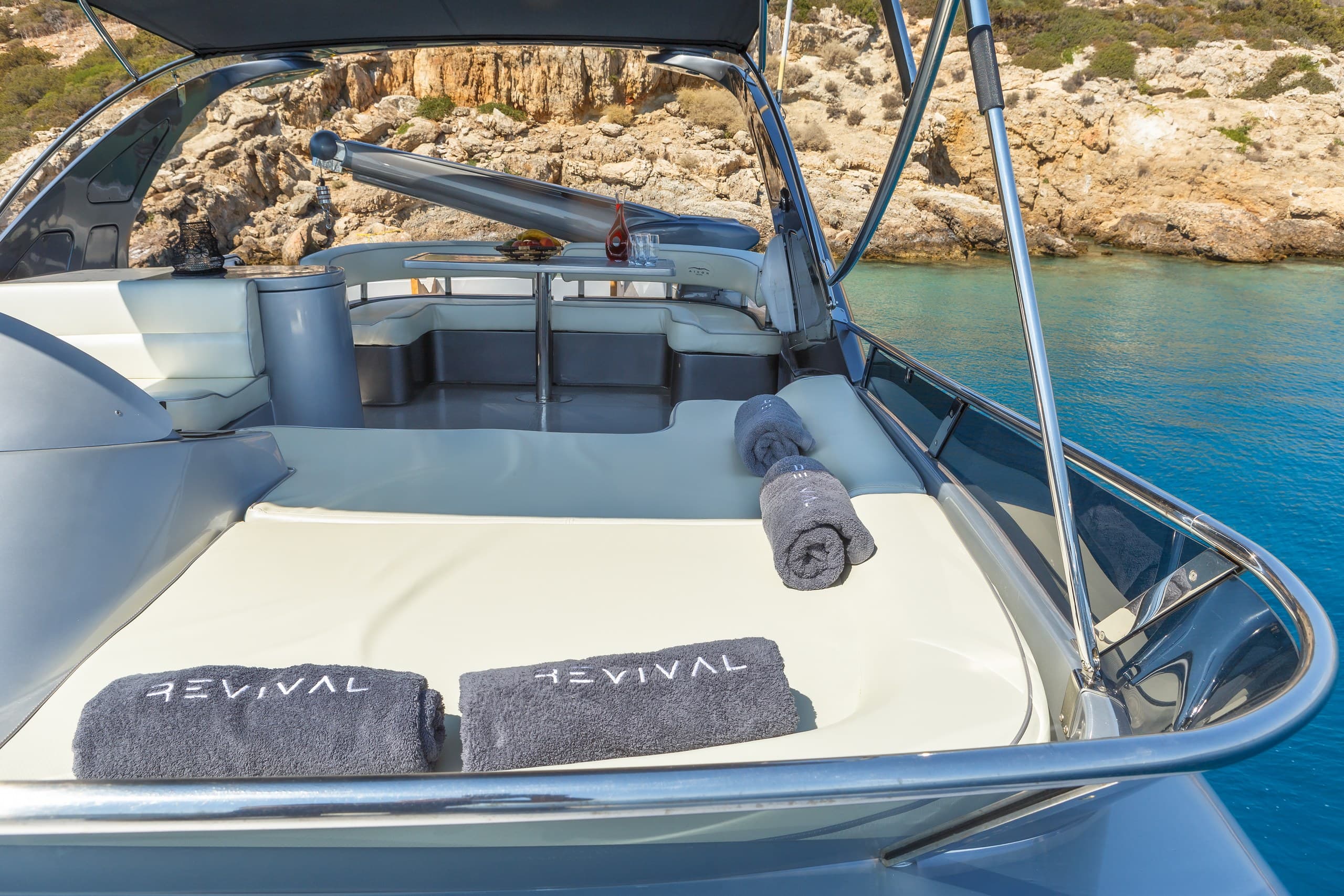 Motor yacht Revival 20.5m by Aicon S.P.A. Yachts — aft deck