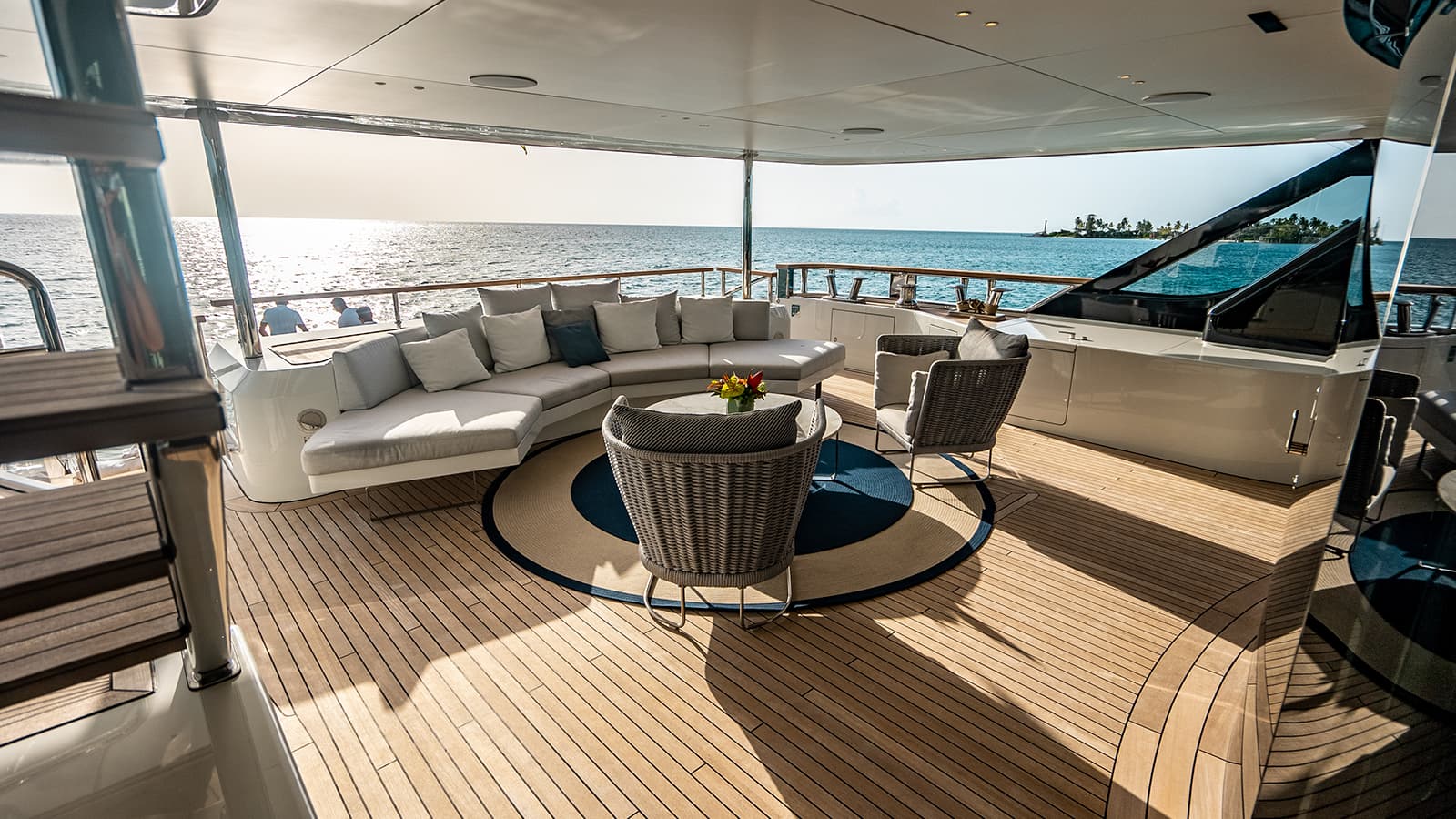 KOJU - deck aft | Drivas Yachts