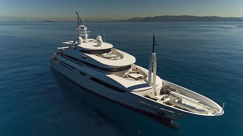 Taleya - aerial | Drivas Yachts