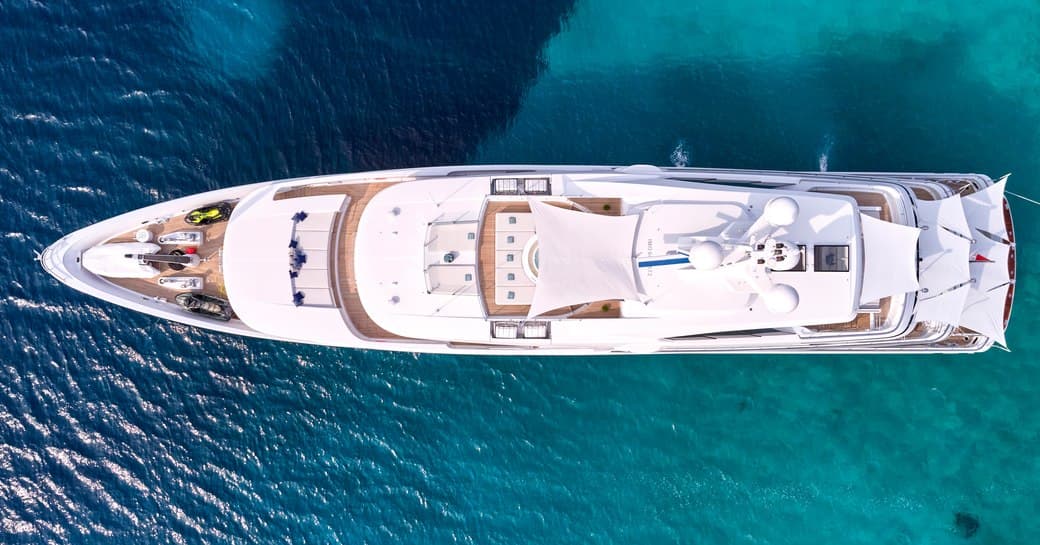O'EVA - aerial | Drivas Yachts