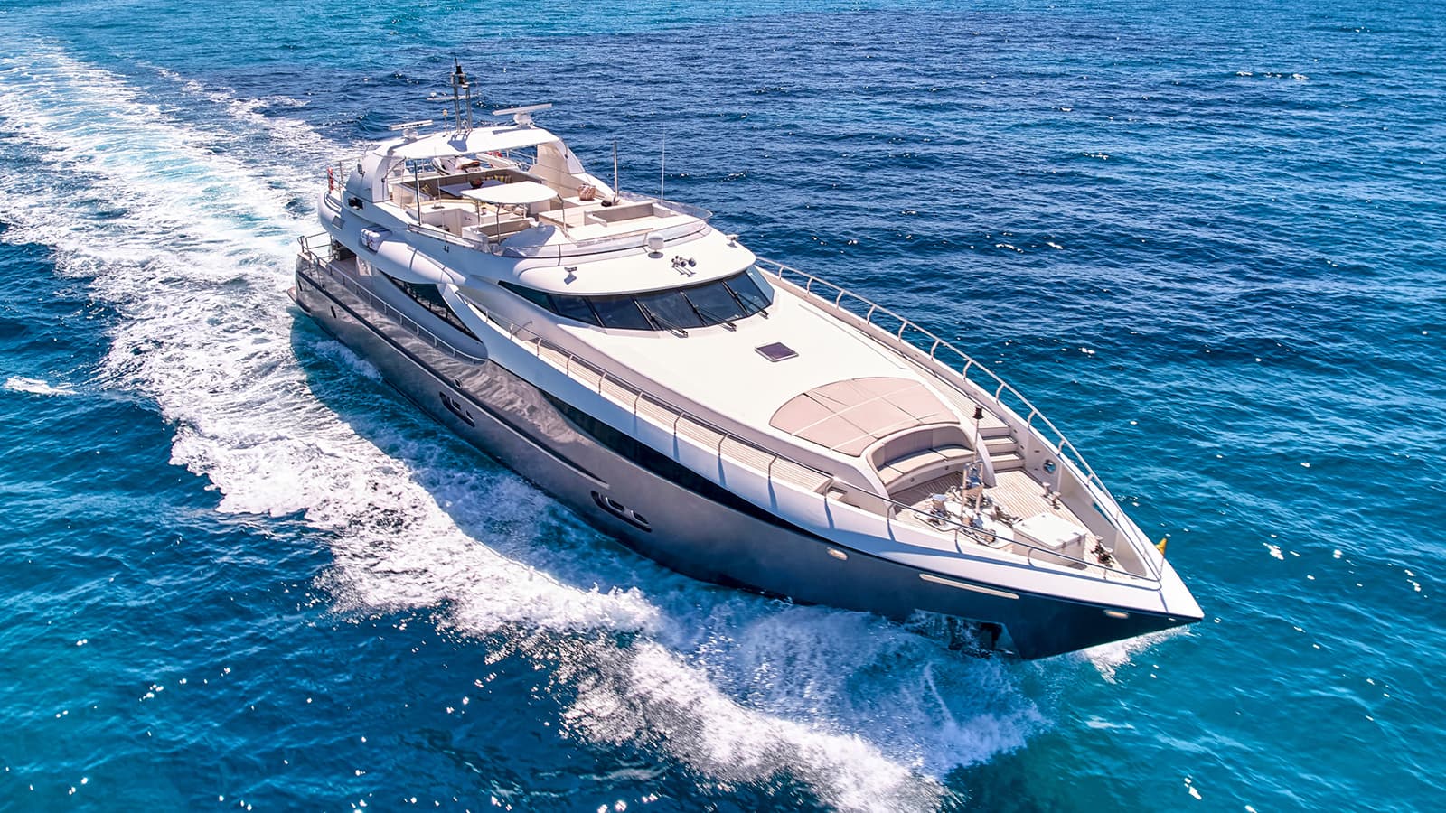 SANJANA - aerial | Drivas Yachts