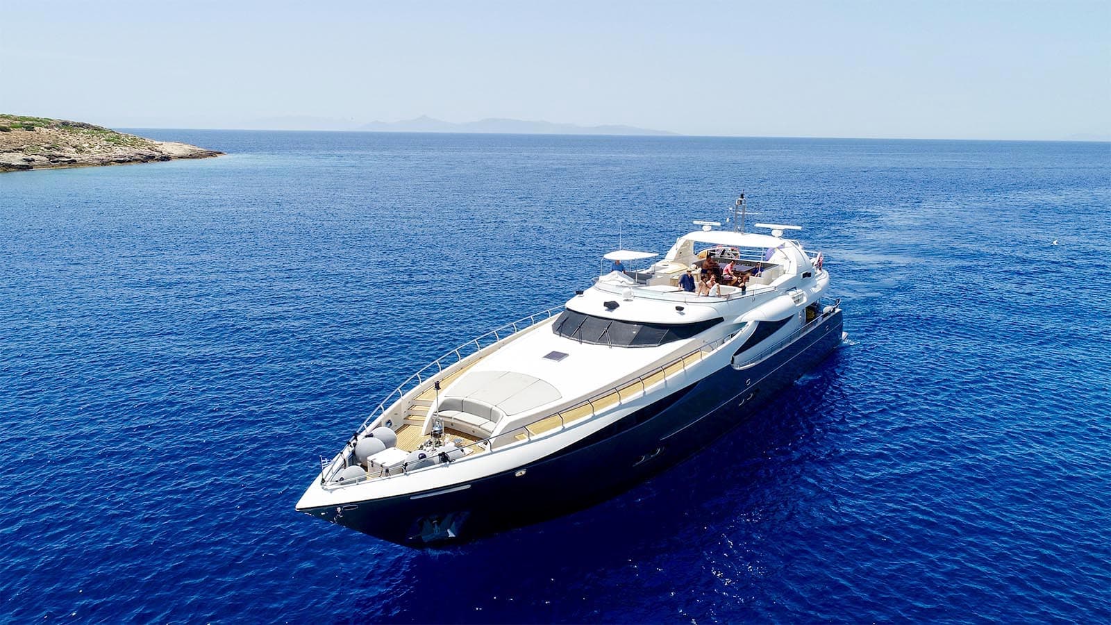 SANJANA - aerial | Drivas Yachts
