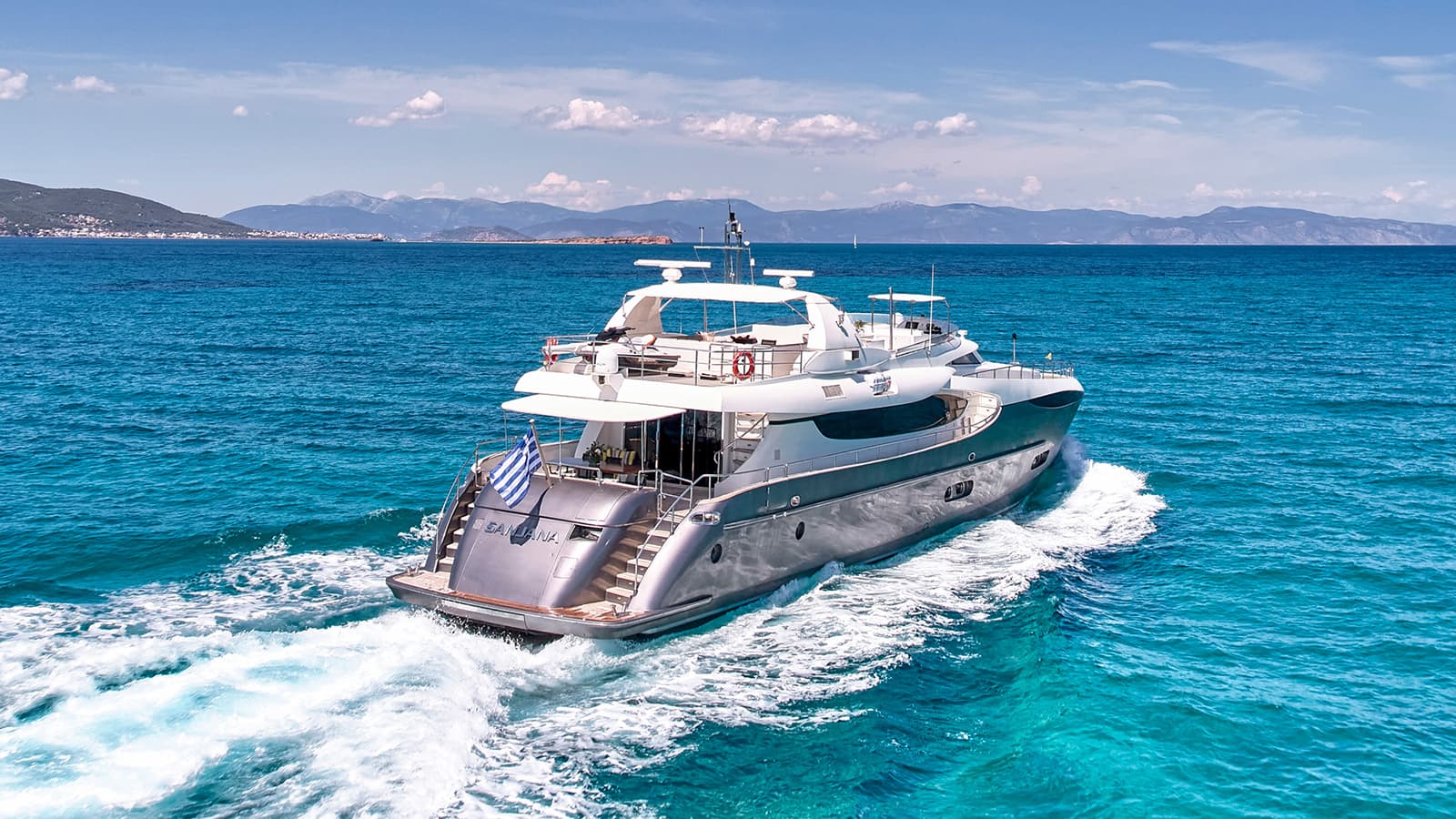 SANJANA - ext running | Drivas Yachts