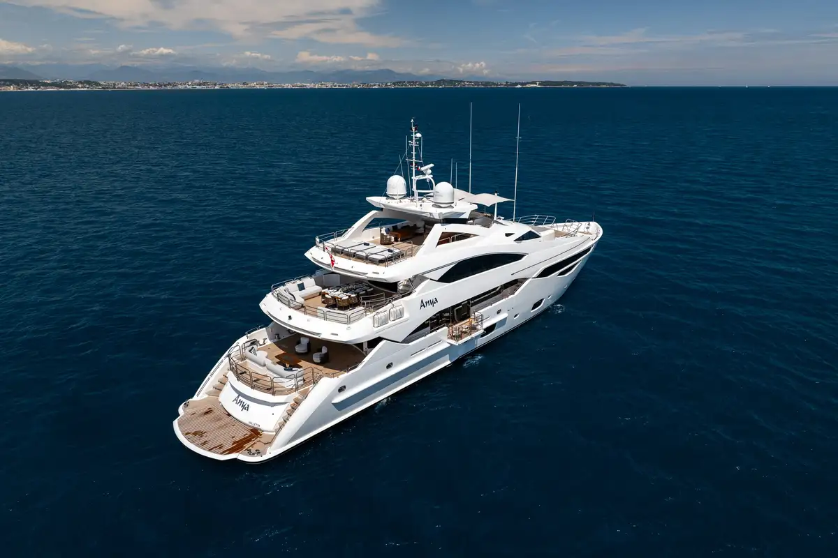 ANYA - aerial | Drivas Yachts