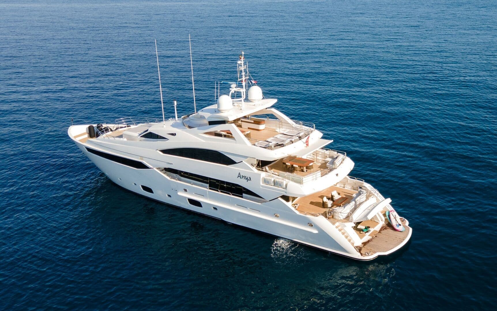 ANYA - aerial | Drivas Yachts