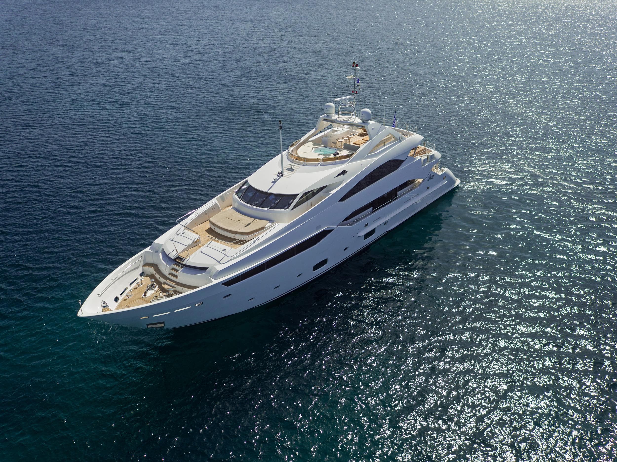 PATHOS - aerial | Drivas Yachts