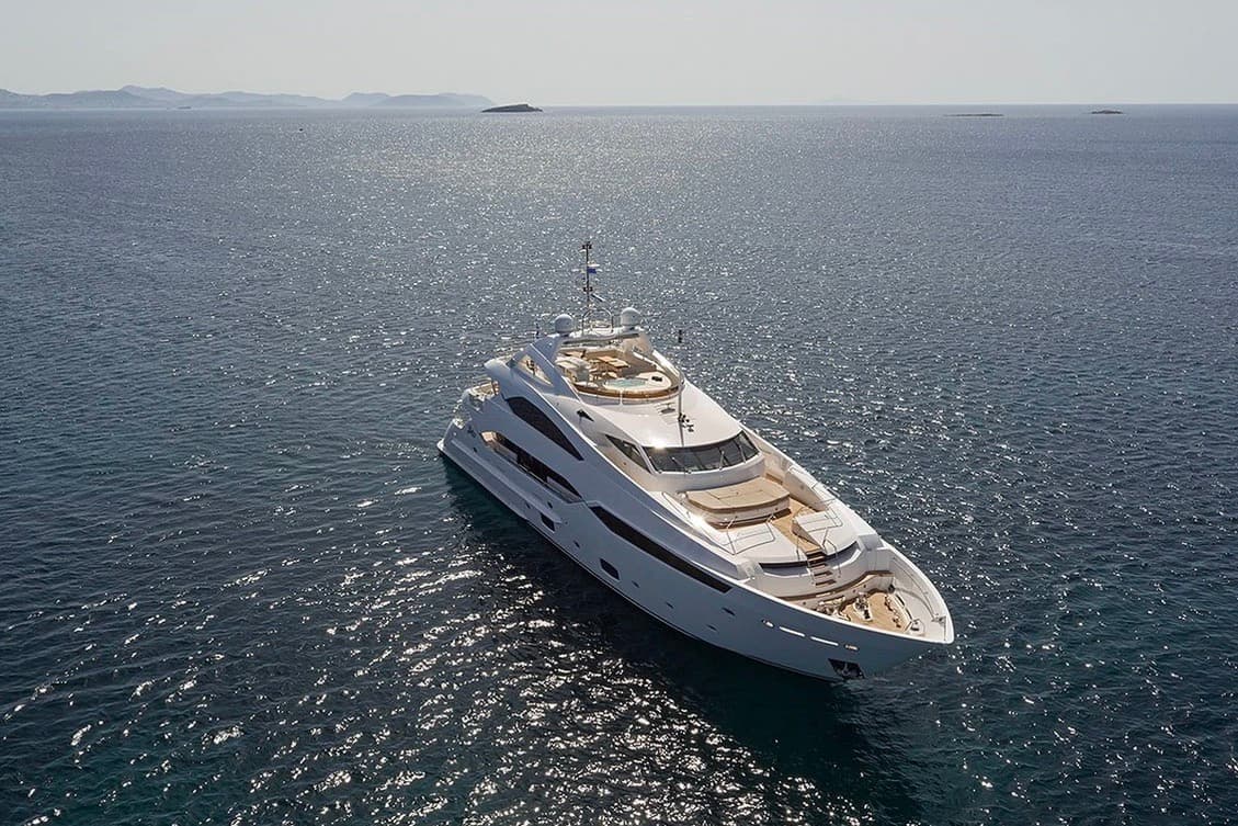 PATHOS - aerial | Drivas Yachts