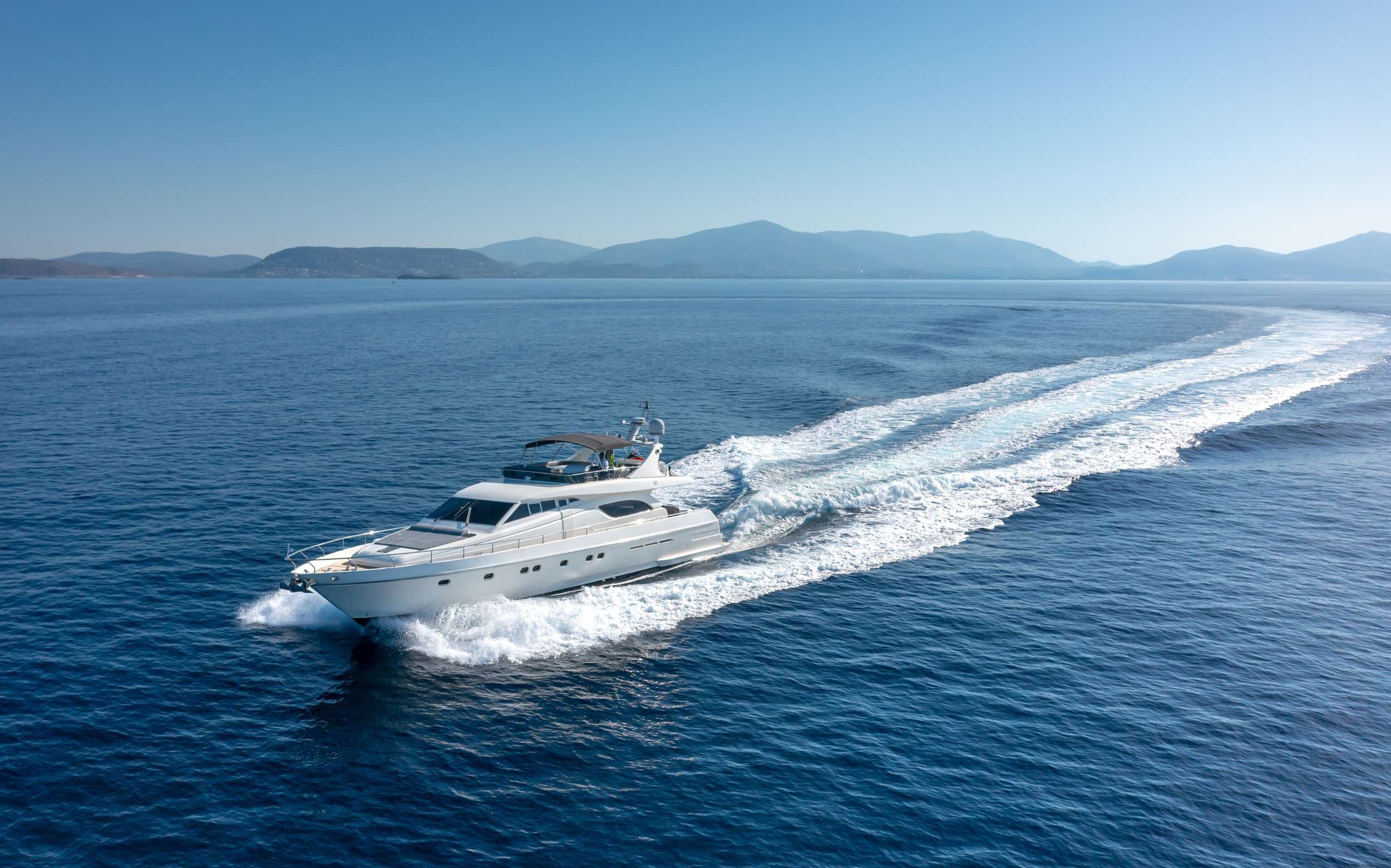 MY WAY - aerial | Drivas Yachts
